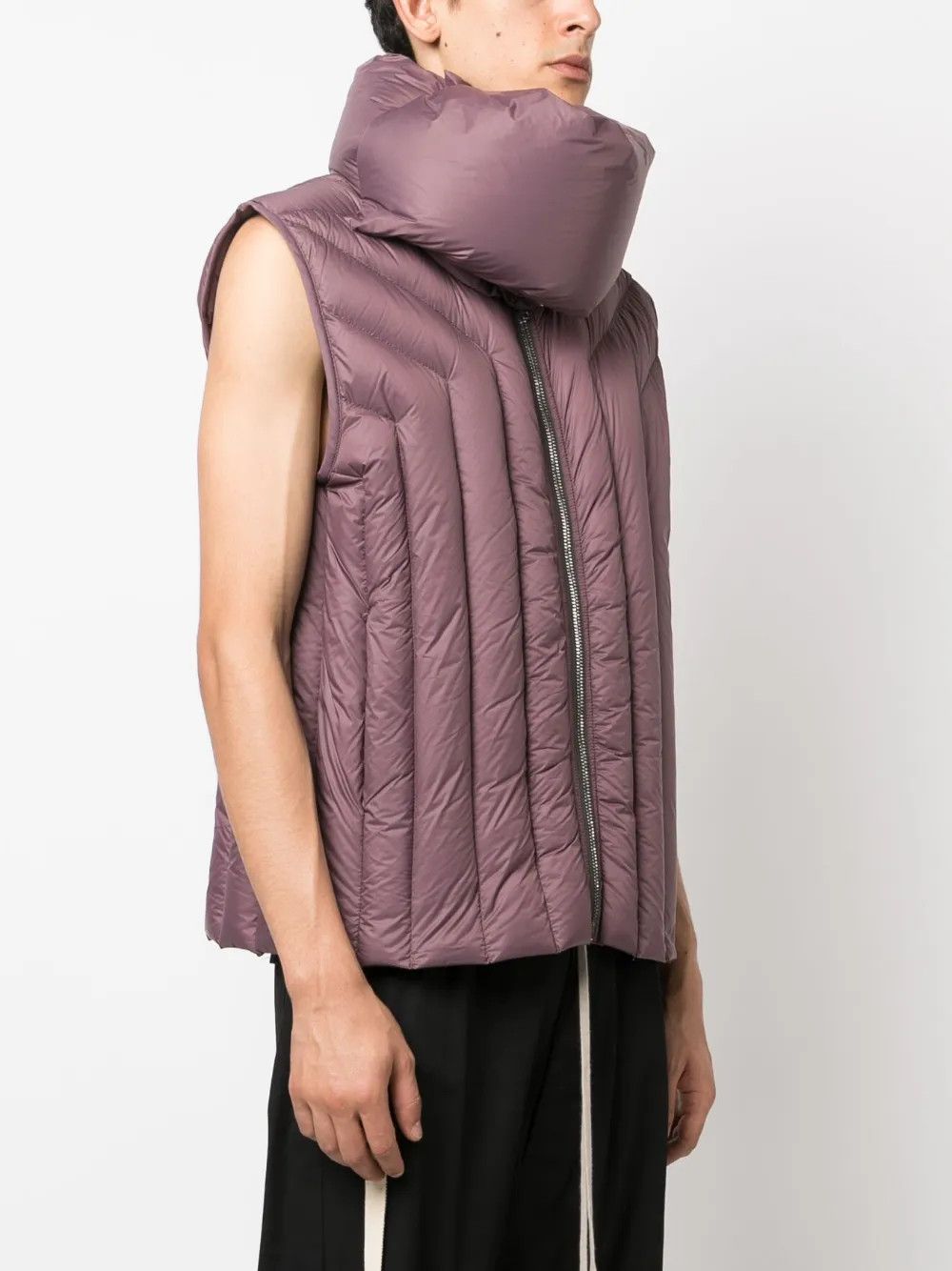Rick Owens o1y0325 Shell Vest in Mauve Size US M / EU 48-50 / 2 - 3 Thumbnail