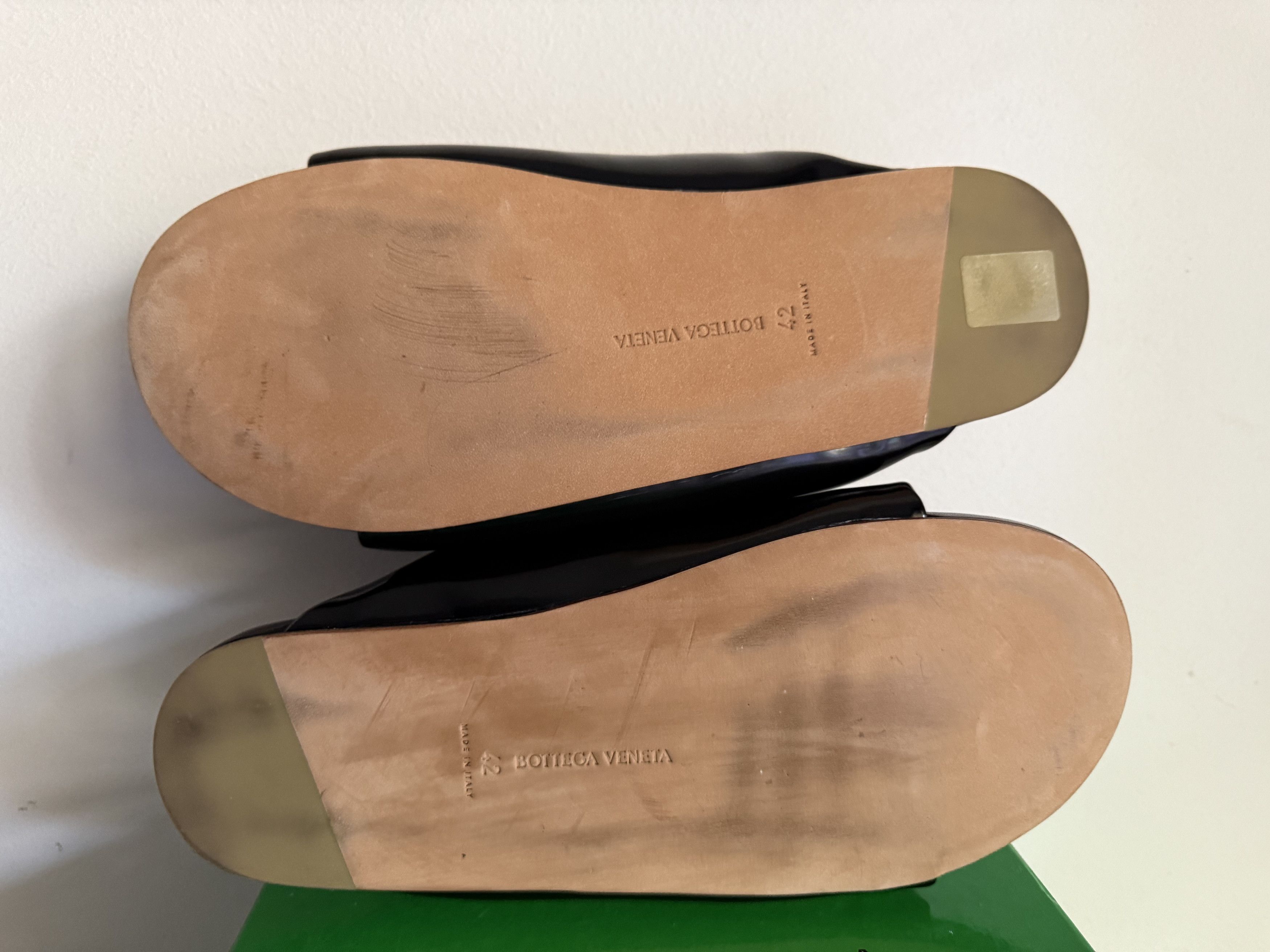 Bottega Veneta Brushed Leather Slippers Size US 9 / EU 42 - 9 Thumbnail