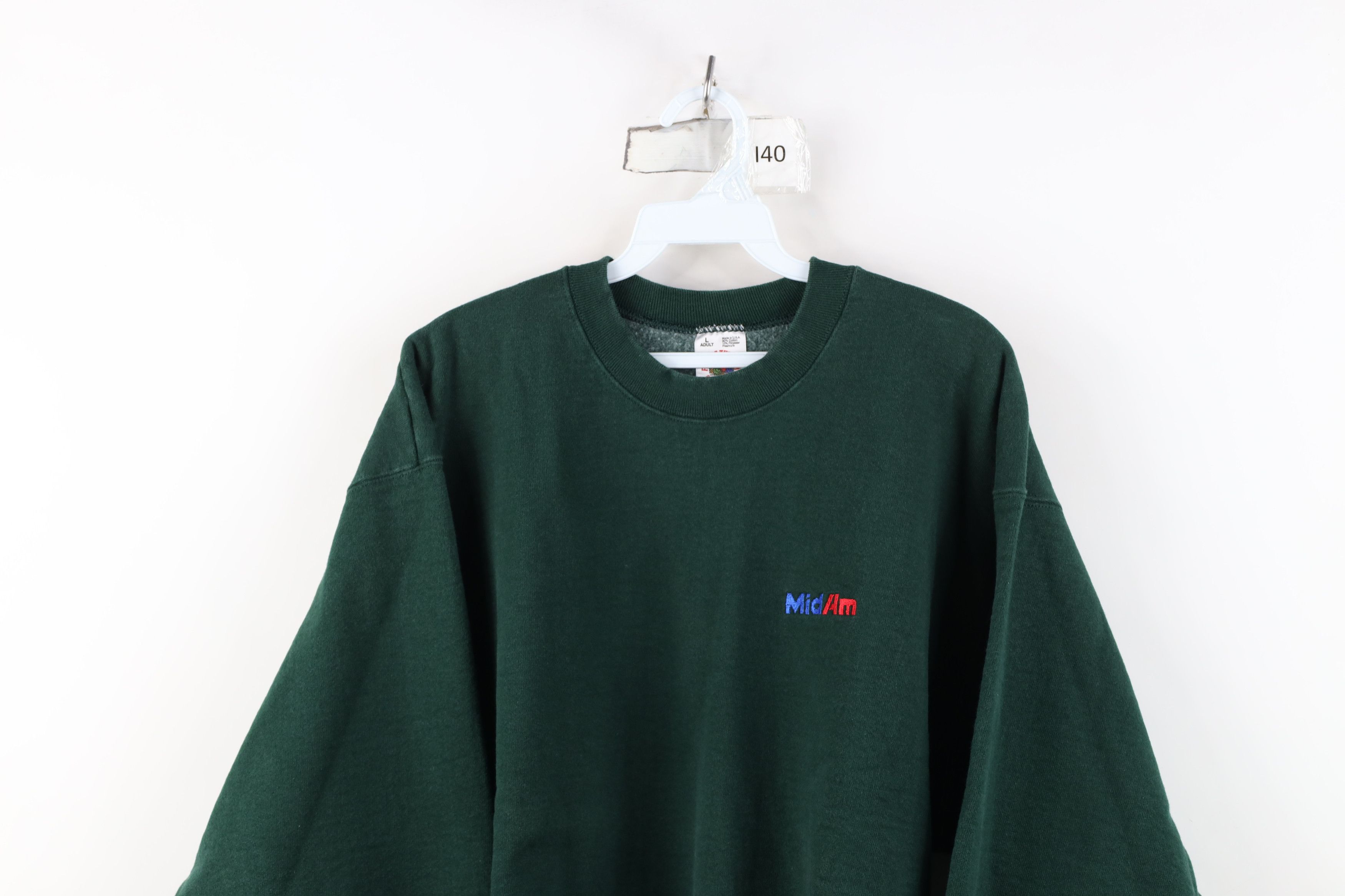 Vintage Vintage 90s Heavy Mid Am Building Supplies Sweatshirt USA Size US L / EU 52-54 / 3 - 2 Thumbnail