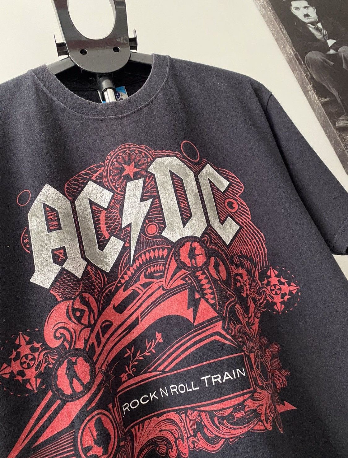 AC/DC × Band Tees × Vintage AC/DC Vintage Rock N Roll Train T Shirt Large Size US L / EU 52-54 / 3 - 2 Thumbnail