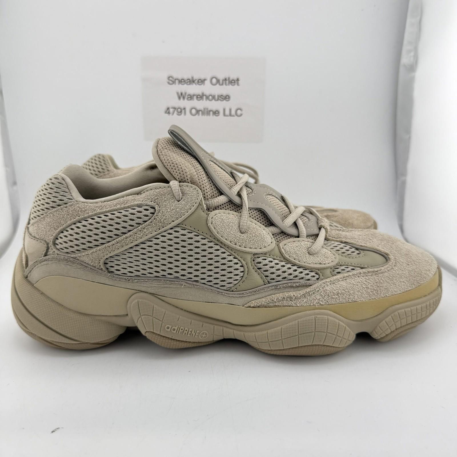 Adidas og Adidas Yeezy 500 Light Taupe US 13 New GX3605 Size US 13 / EU 46 - 4 Thumbnail