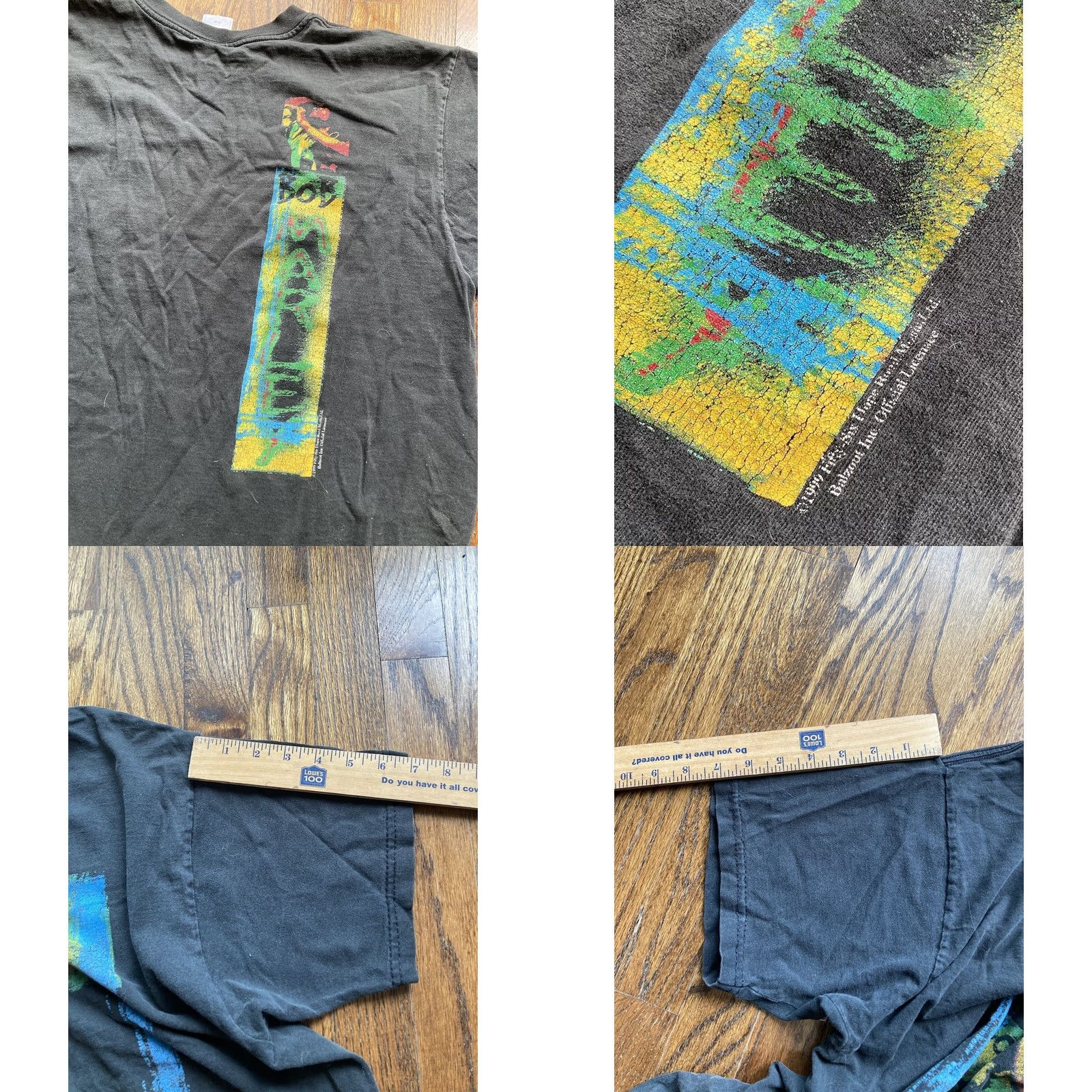 Fruit Of The Loom VINTAGE Bob Marley T Shirt XL Black Double-Sided 1999 Mens Short Sleeve Music 90s Balzout Size US XL / EU 56 / 4 - 8 Thumbnail