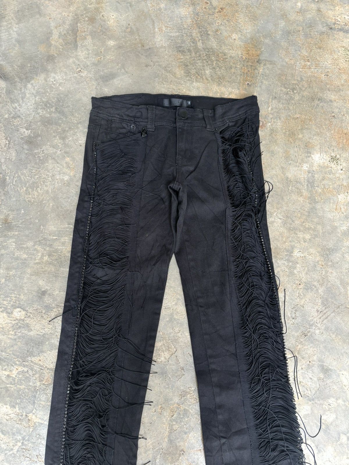 If Six Was Nine Y2k Huang Chu Chi Ifsixwasnine Lgb Punk Style Pants Size 29" - 2 Thumbnail
