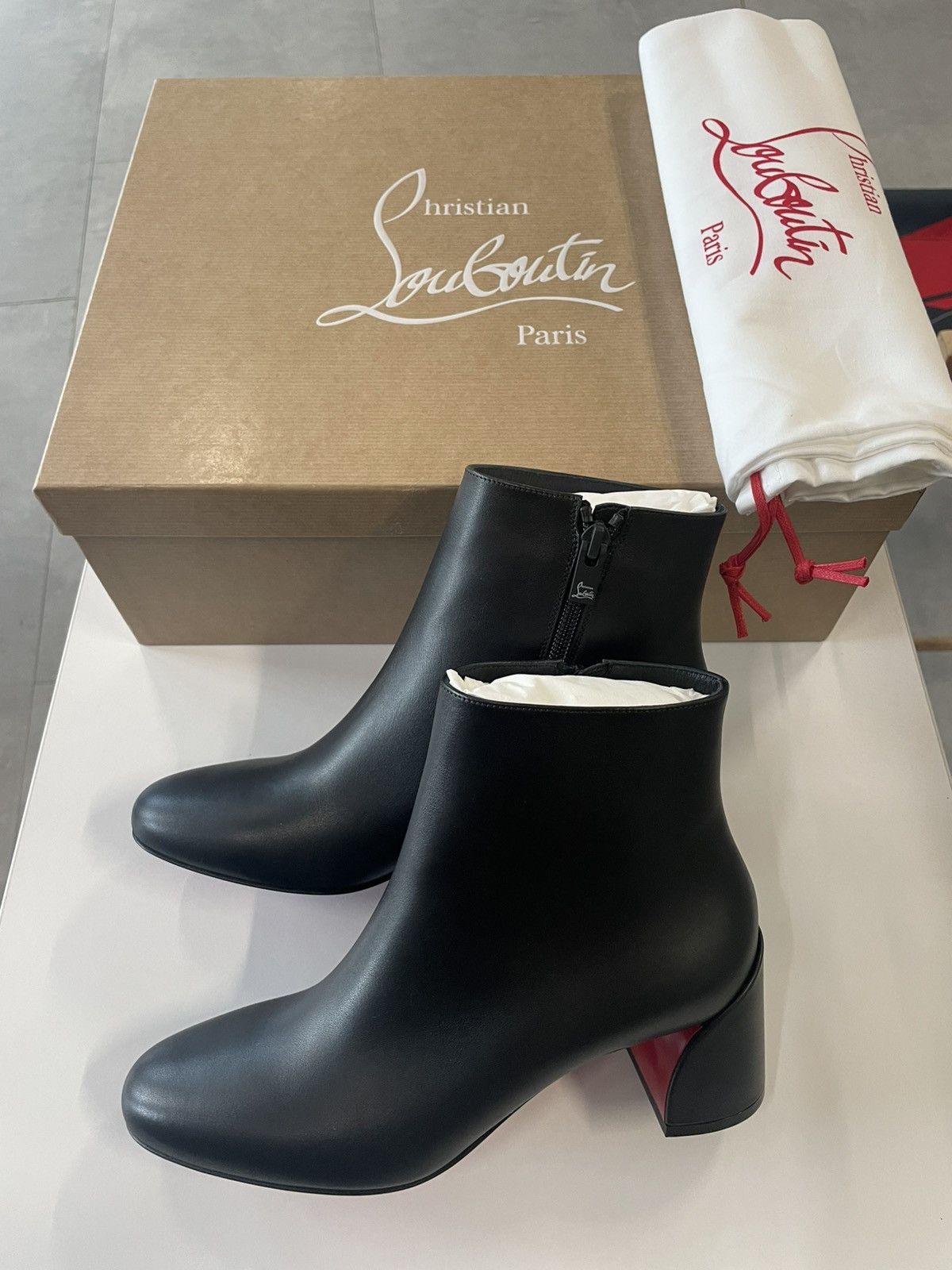 Christian Louboutin Christian Louboutin Turela Ankle Boots Size US 7 / IT 37 - 11 Thumbnail