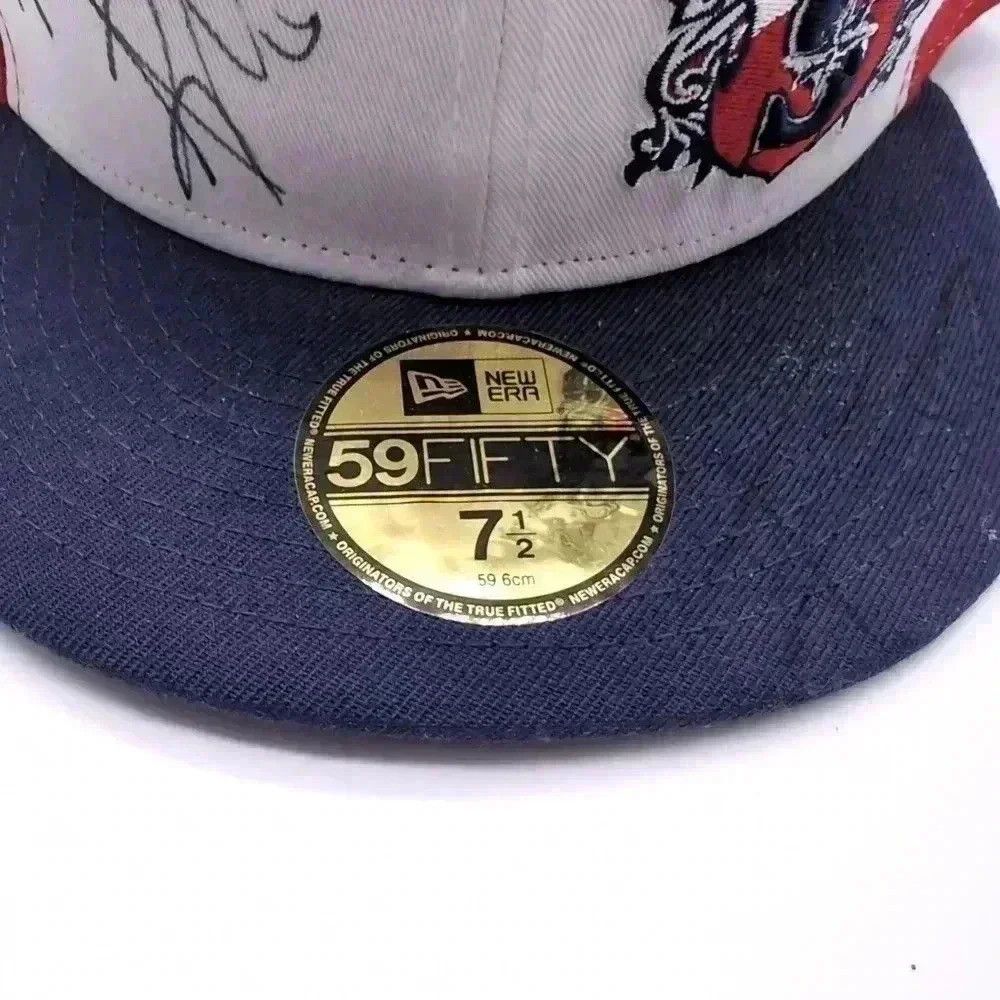 Designer Seattle Mariners Autographed by 3 baseball cap. 59fifty 7.5 Size ONE SIZE - 3 Thumbnail