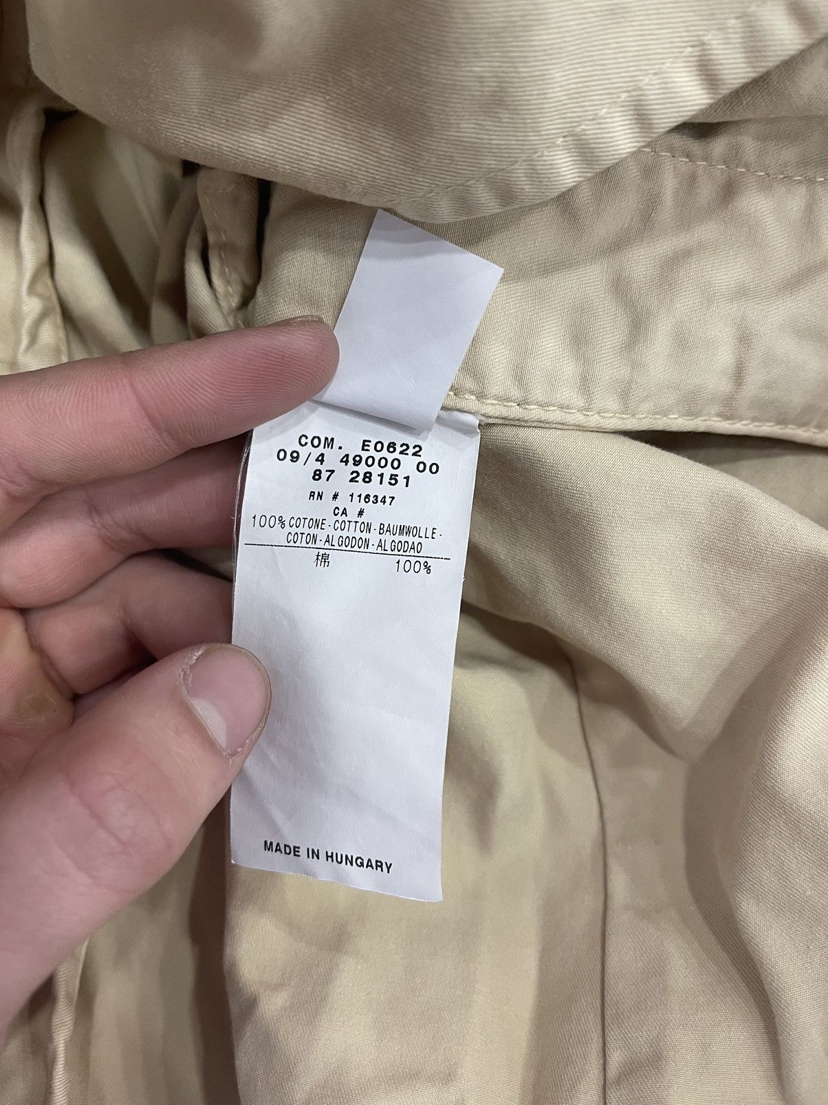 Moncler × Vintage Moncler avant Garde 2000s vintage trench coat jacket Size M / US 6-8 / IT 42-44 - 8 Thumbnail