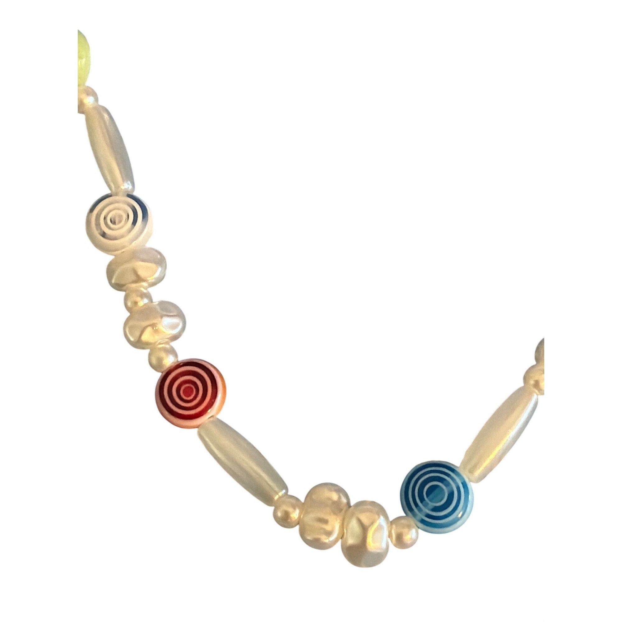 Other Sugarfix Multicolor Beaded Necklace Faux Pearls Acrylic Swir Size ONE SIZE - 3 Thumbnail