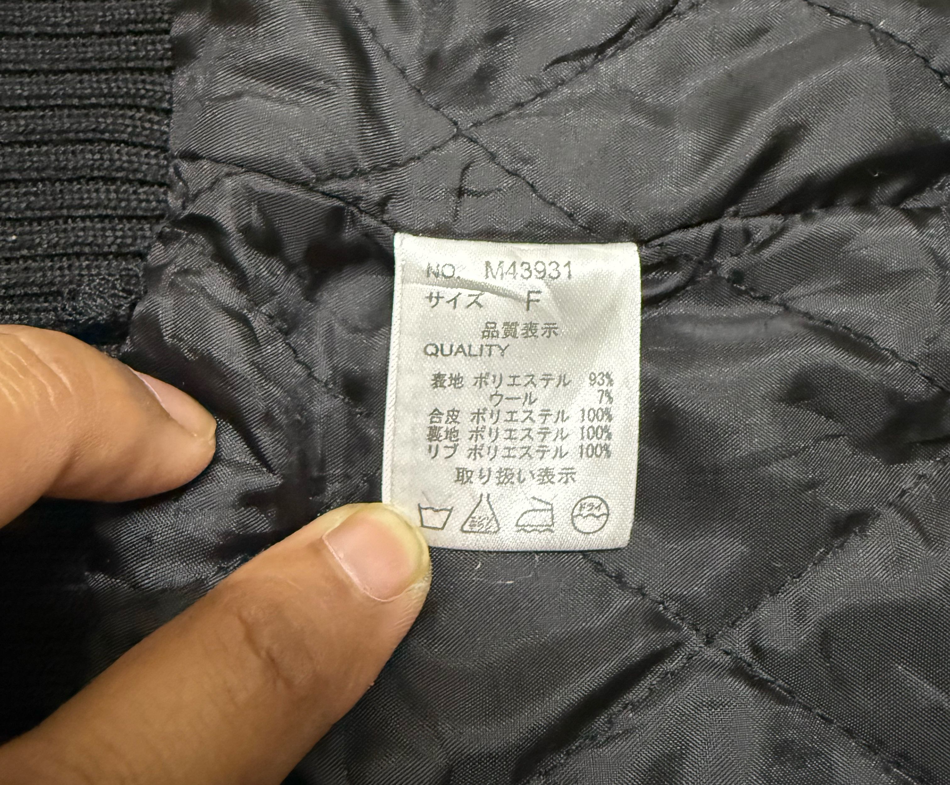 Japanese Brand Ghost Of Harlem Skull Wool Varsity Jacket Size US S / EU 44-46 / 1 - 11 Thumbnail