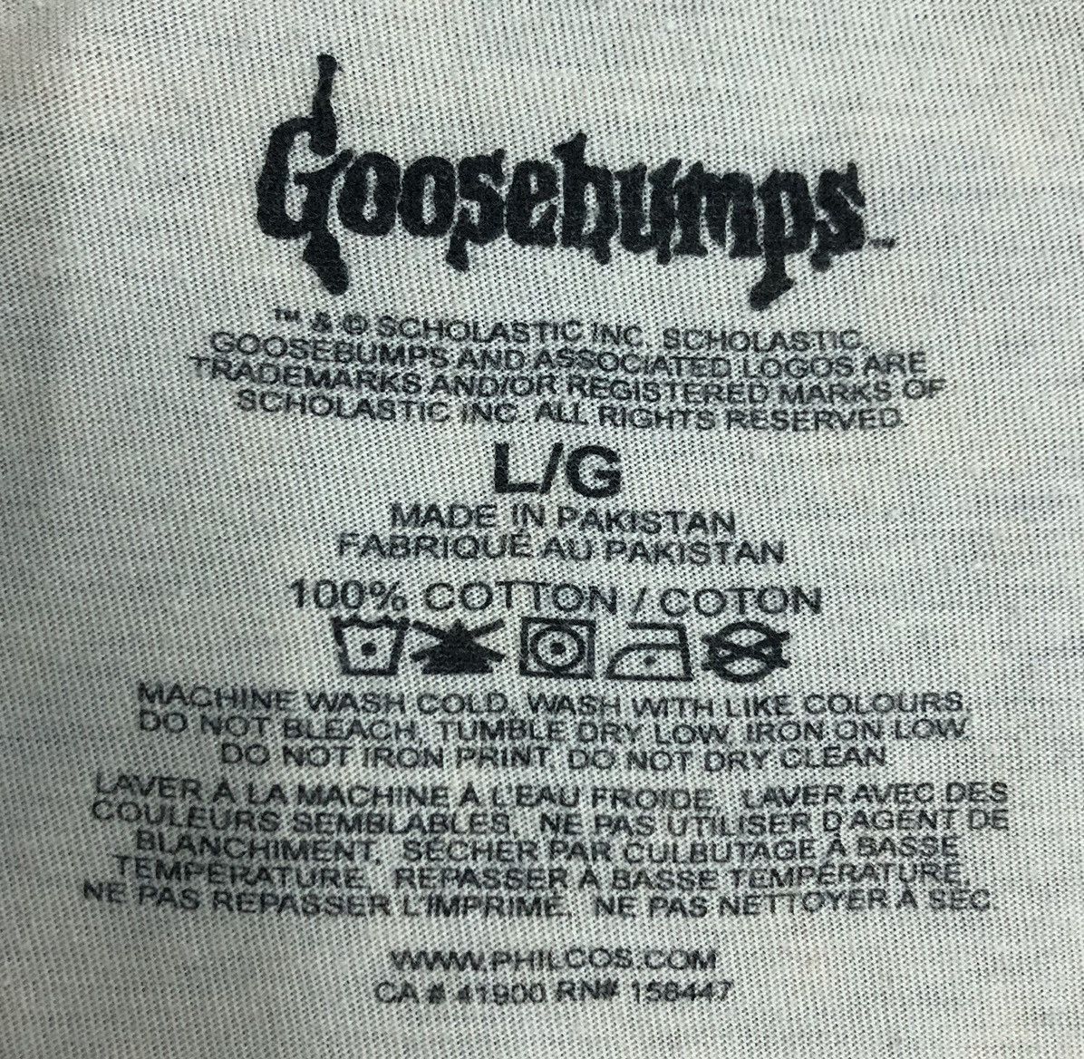 Vintage Vintage Goosebumps The Abominable Snowman Of Pasadena TShirt Size US L / EU 52-54 / 3 - 7 Thumbnail
