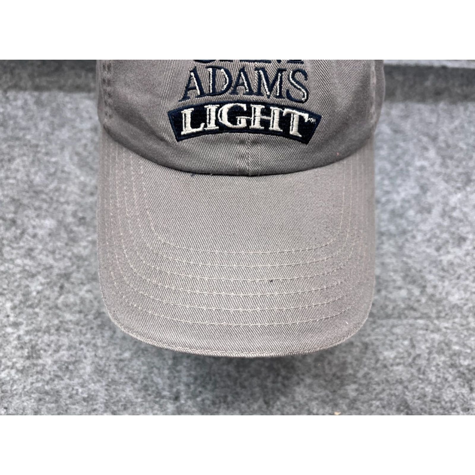 Vintage Sam Adams American Light Hat Cap Strap Back Adult One Size Gray 100% Cotton Size ONE SIZE - 3 Thumbnail