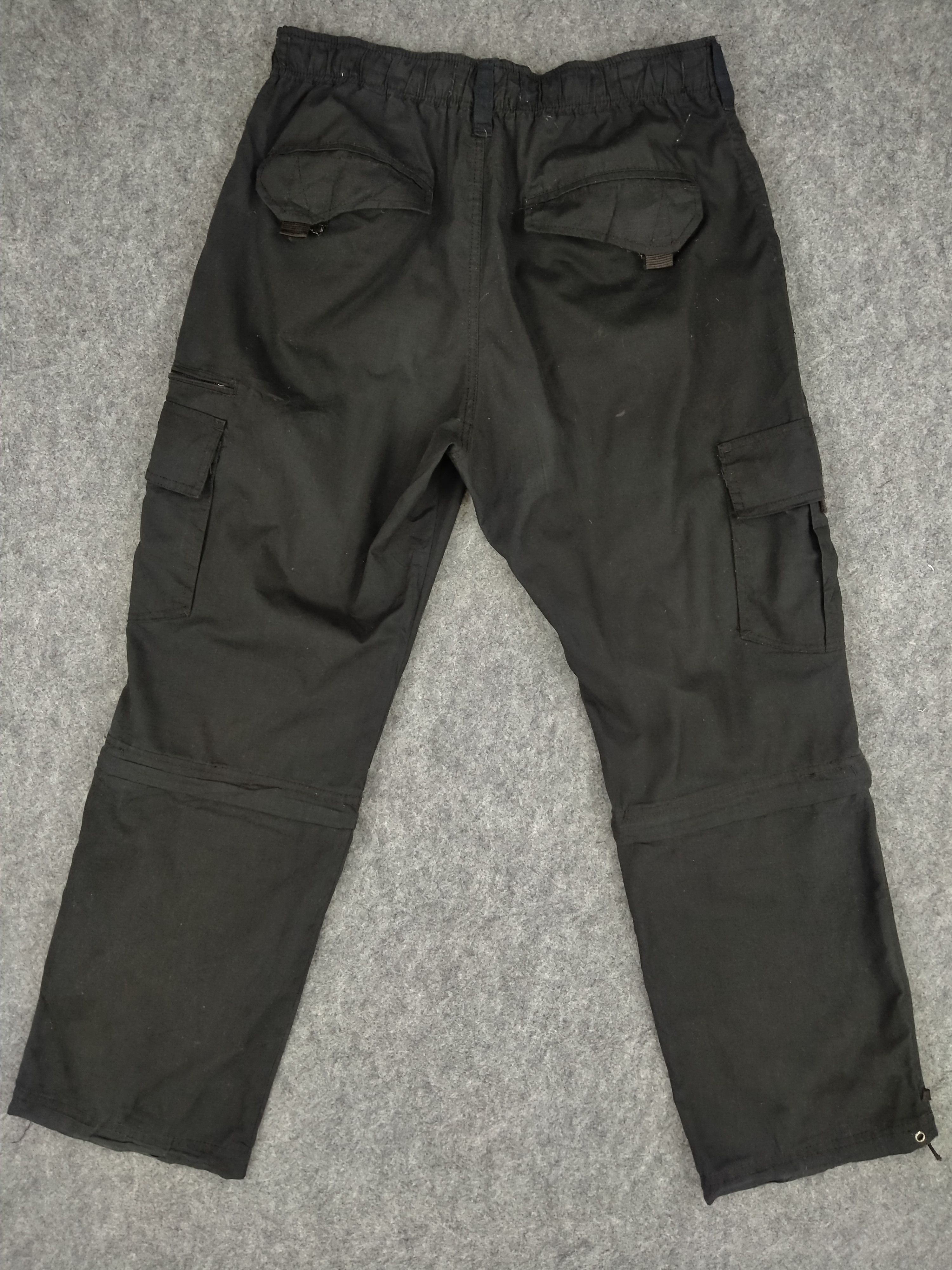 Japanese Brand Vintage Elastic/Drawstring Waist Japanese Cargo Pants CP093 Size US 31 - 2 Thumbnail