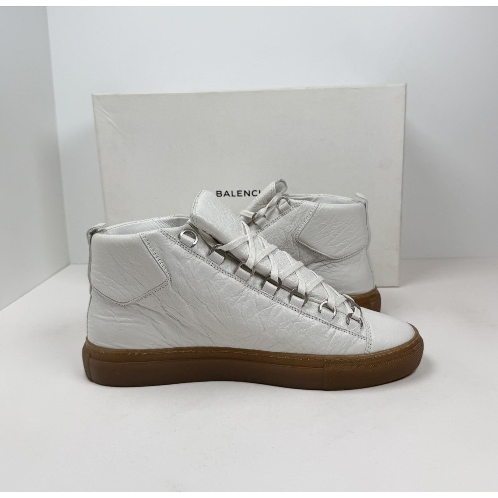 Balenciaga Size 40EU/7US - Balenciaga Arena Leather High Top Size US 7 / EU 40 - 5 Thumbnail