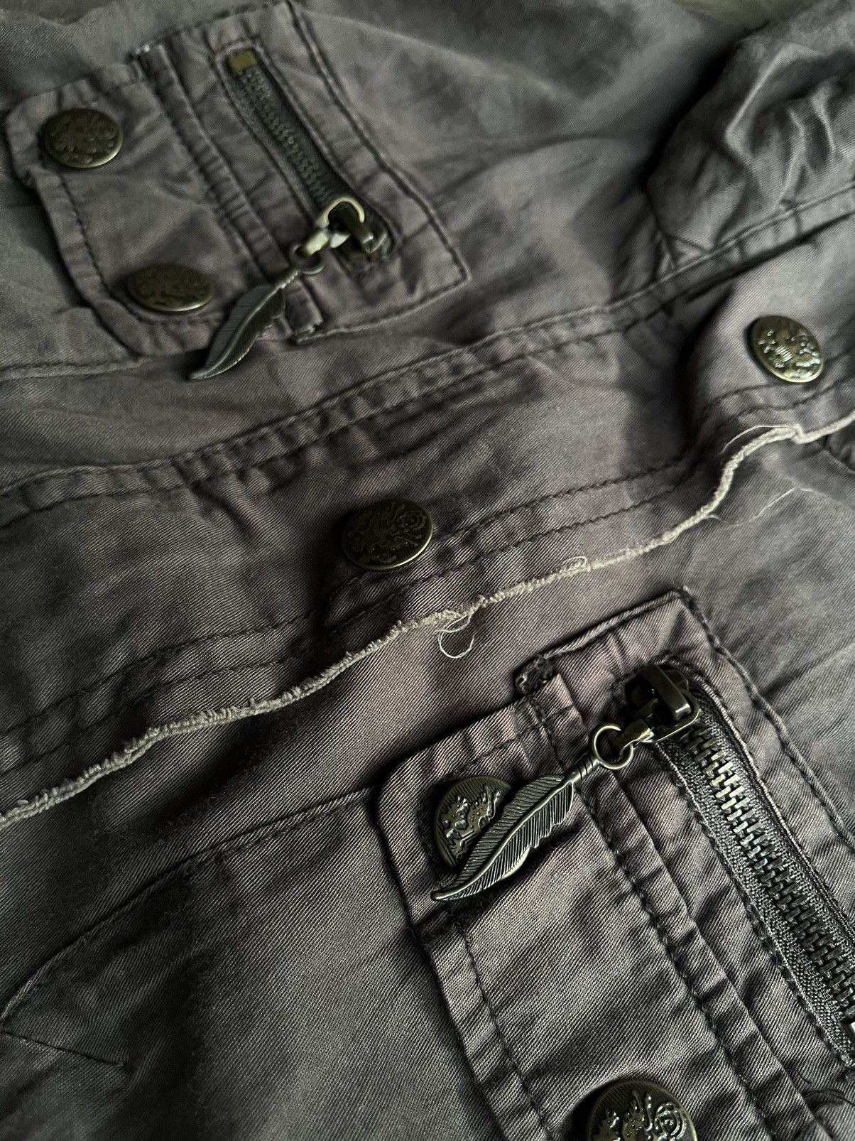 If Six Was Nine JAPANESE CORNFLAKE BONO GOA STYLE JACKET GOTHIC PUNK STYLE Size US S / EU 44-46 / 1 - 7 Thumbnail