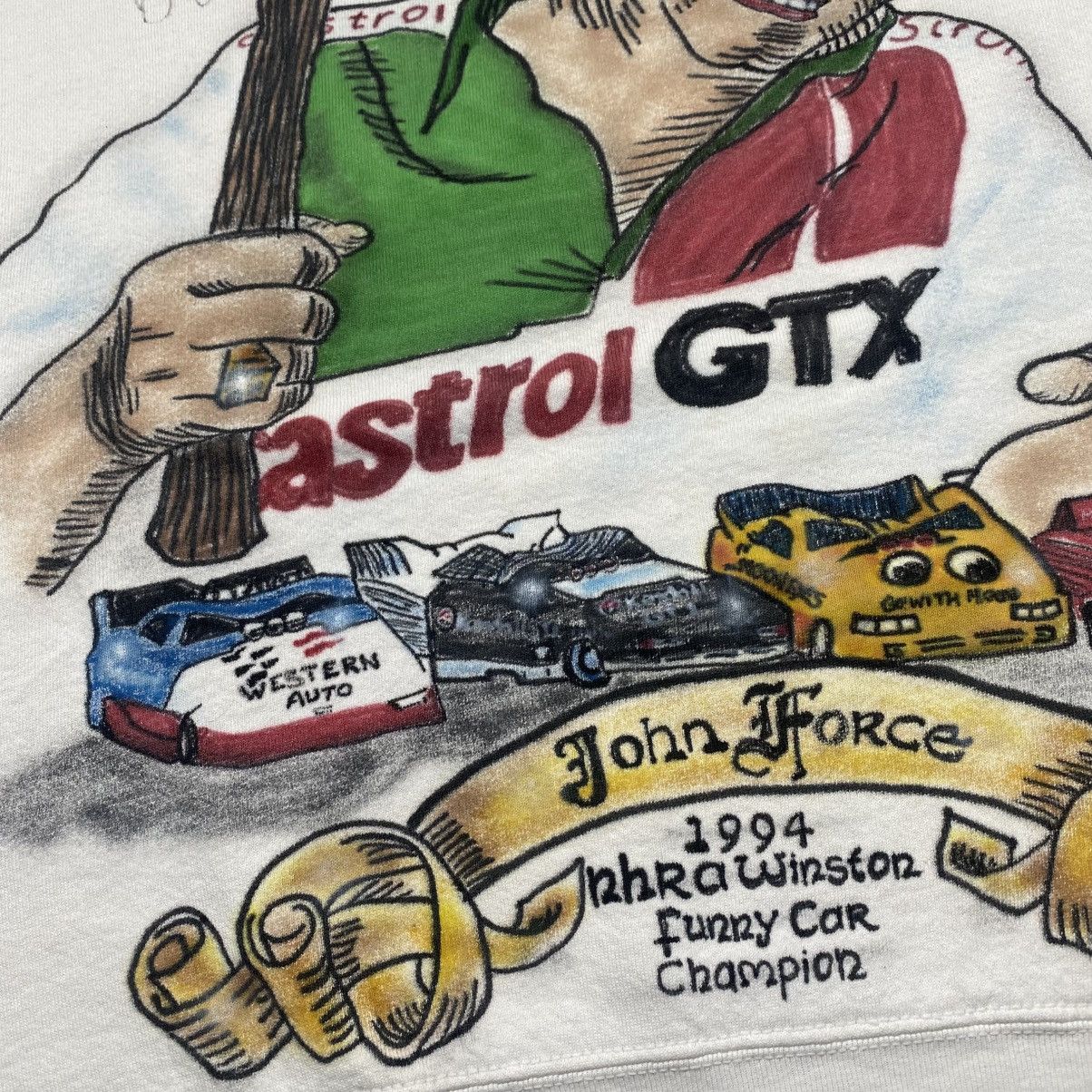 Other Vintage 90s 1994 Hand Paint Car Racing Crewneck Size US L / EU 52-54 / 3 - 4 Thumbnail