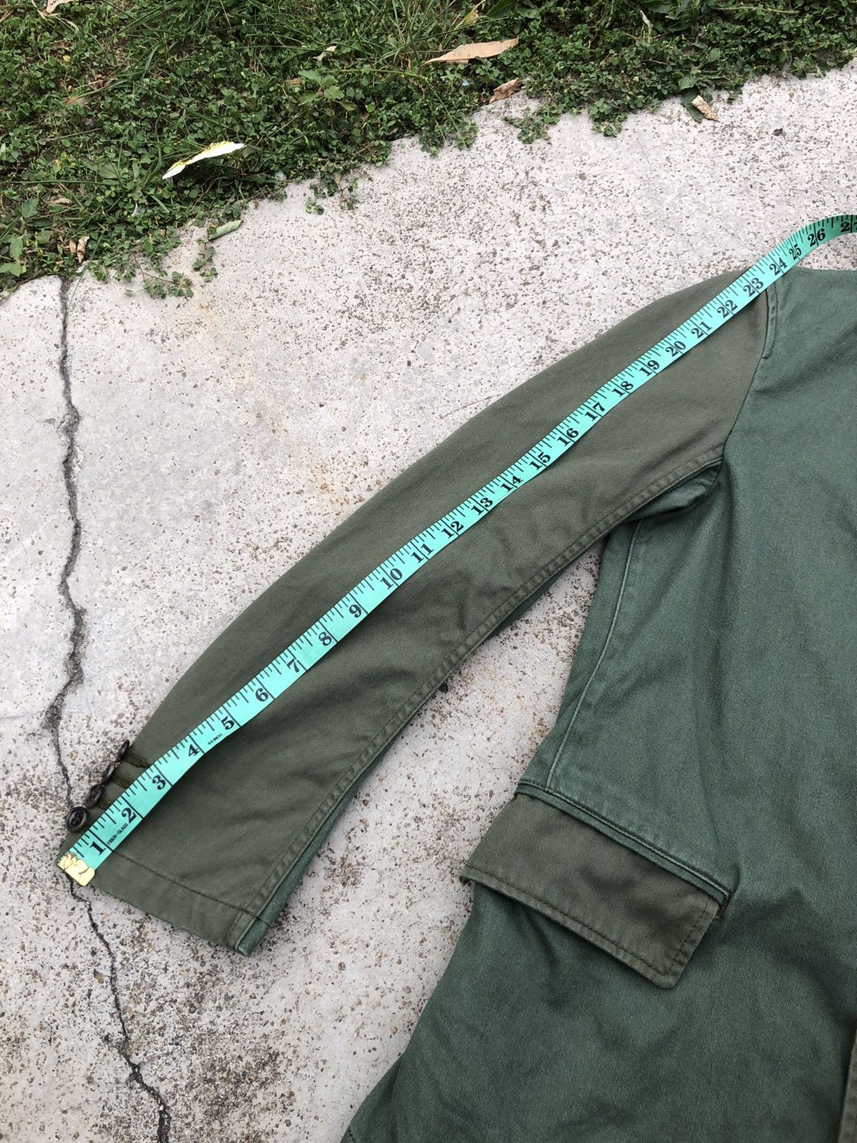 Japanese Brand RECONSTRUCTED BLAZER BY YARDAGE MARVY JAMOKE Size 36S - 7 Thumbnail