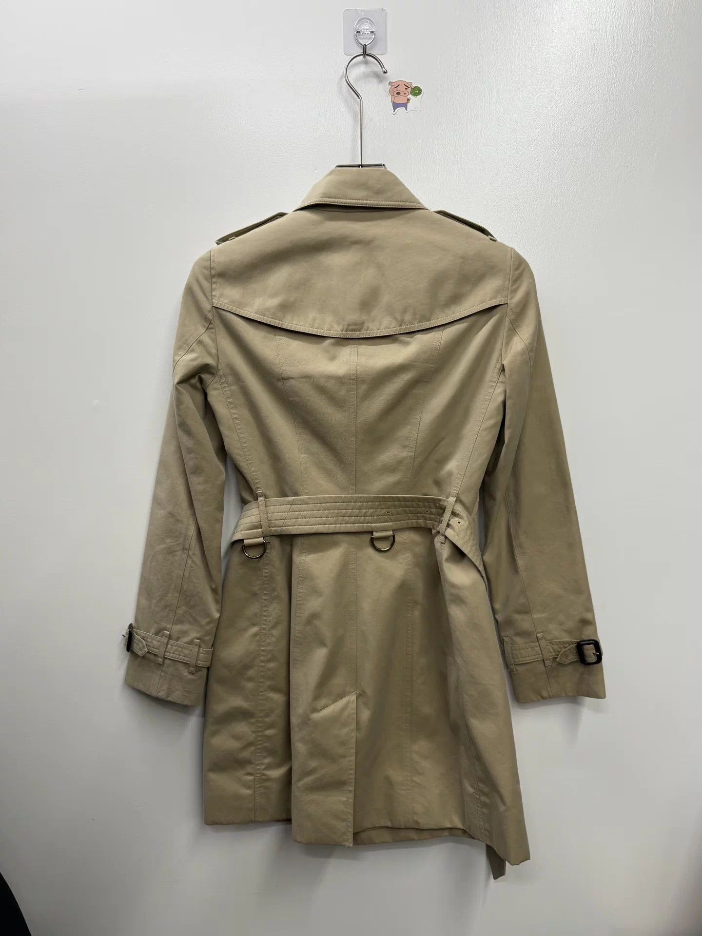 Burberry Burberry Khaki DB Kensington Women's UK6 Trench Size XS / US 0-2 / IT 36-38 - 4 Thumbnail