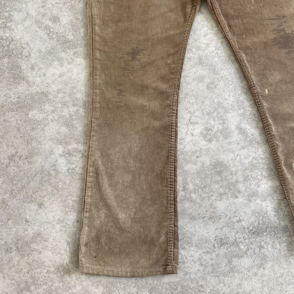 Levi's Vintage 70’s Levis 517 Faded Brown Corduroy Flared Jeans Size US 34 / EU 50 - 6 Thumbnail