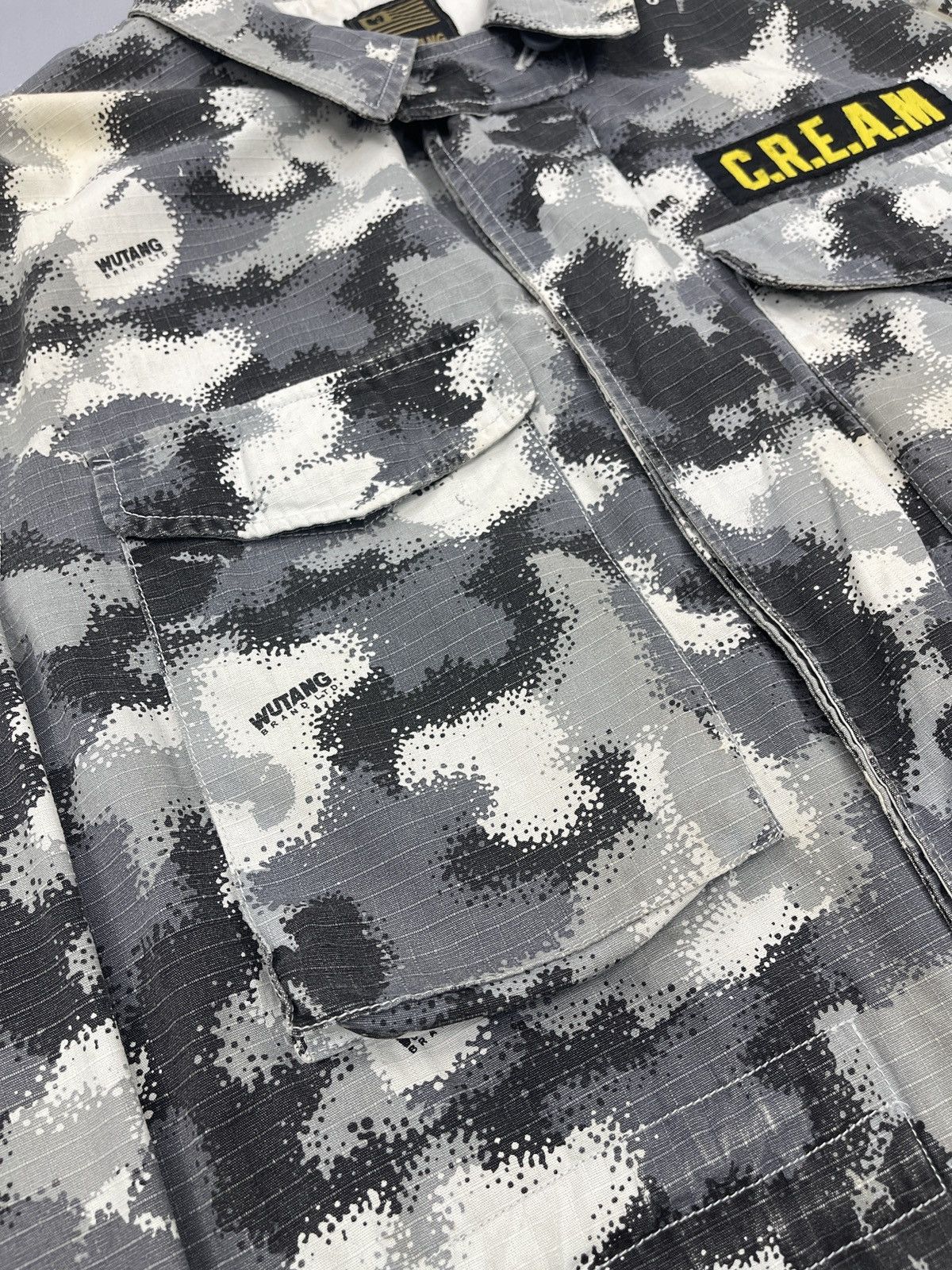 Wu-Tang Clan Rare! Vintage Wu Tang Clan C.R.E.A.M M 65 Camo Jacket Size US XL / EU 56 / 4 - 17 Thumbnail