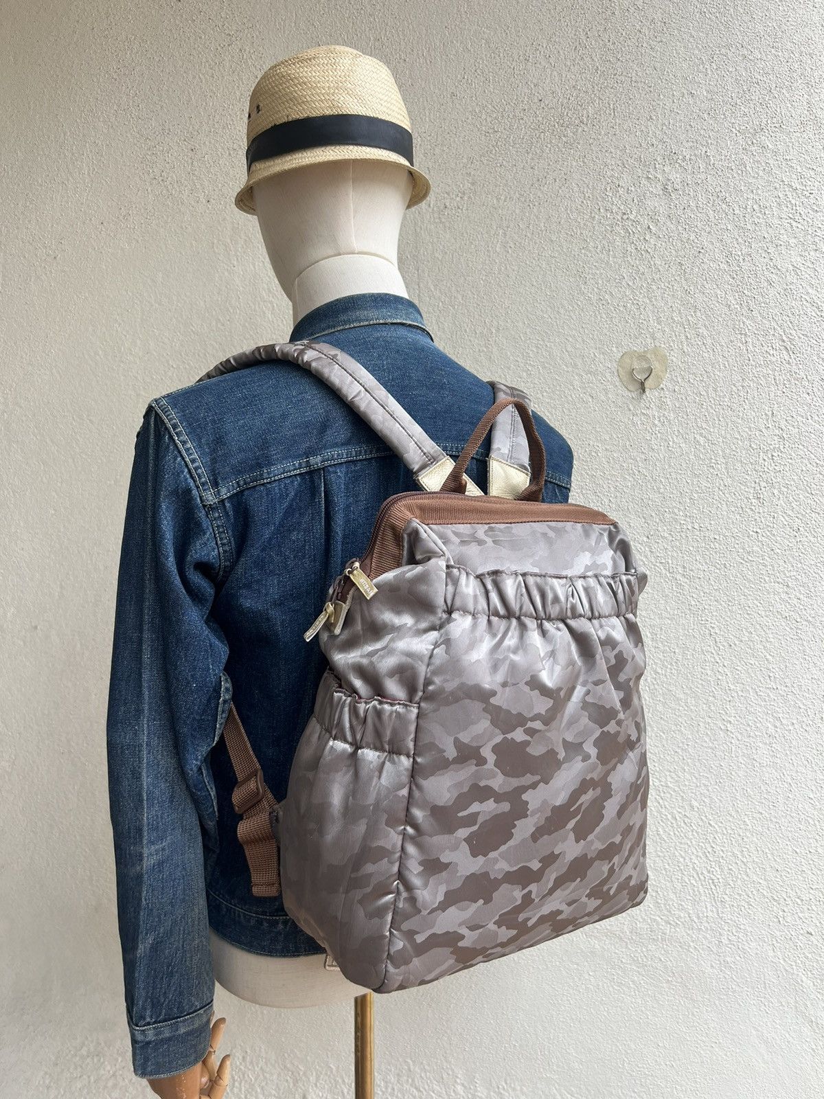 Artisan & Artist Japan Camouflage Backpack Bag Rucksack