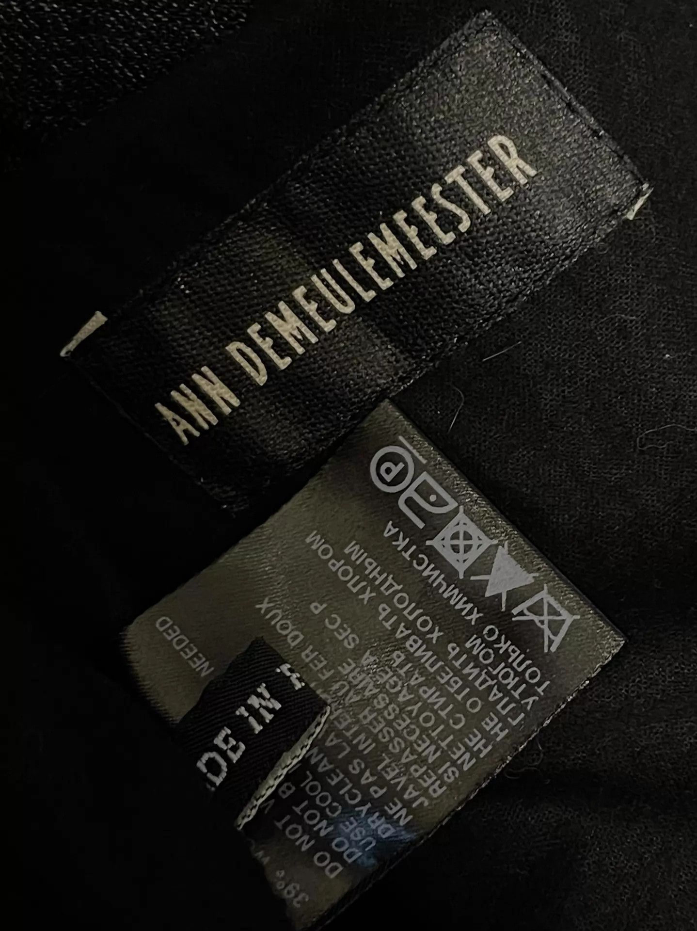 Ann Demeulemeester Ann Demeulemeester 2008 Wool Craft Coat XS (O/S) Charcoal Size US XS / EU 42 / 0 - 7 Thumbnail