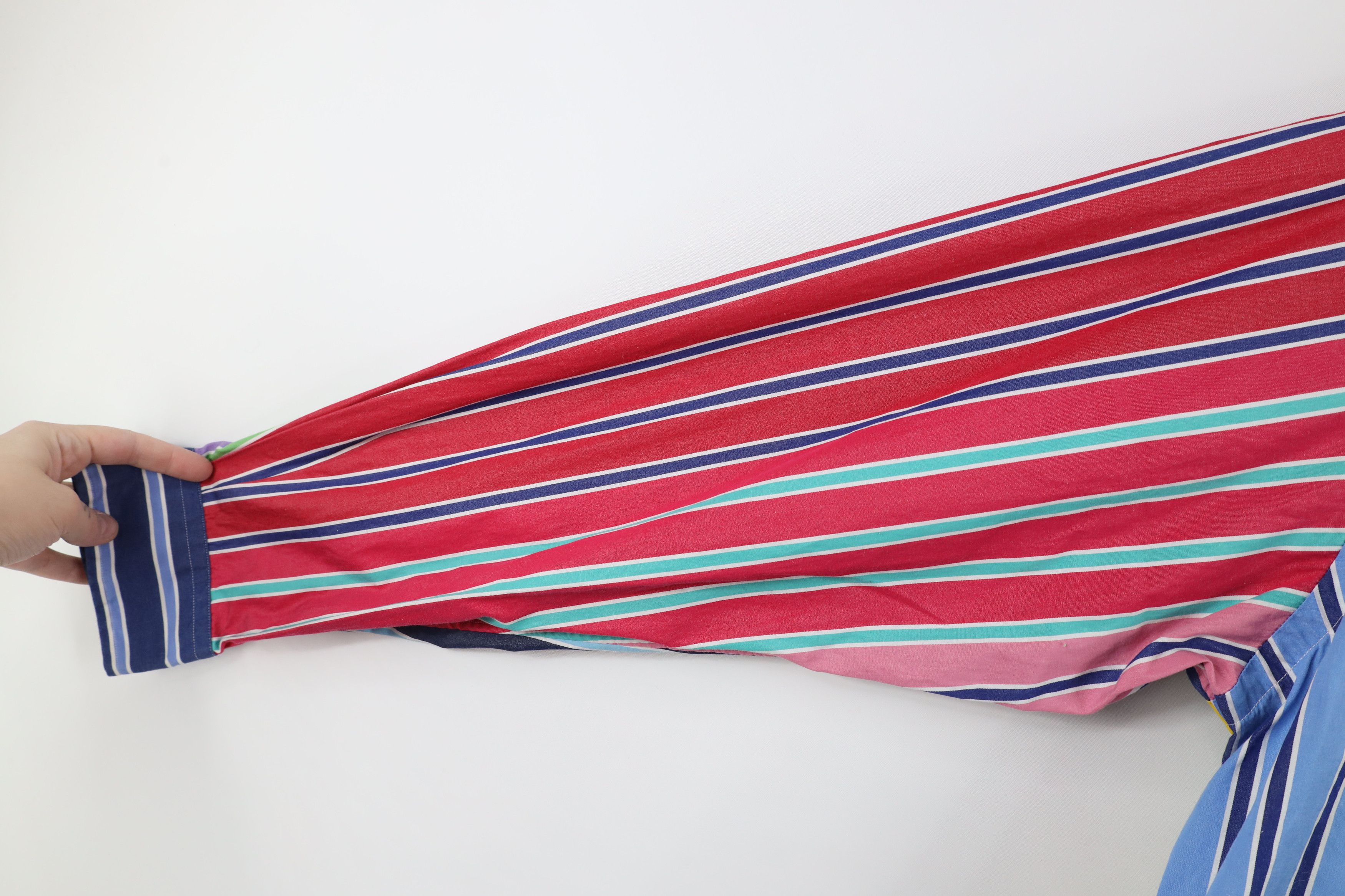 Polo Ralph Lauren Vintage 90s Ralph Lauren Rainbow Striped Button Down Shirt Size US M / EU 48-50 / 2 - 5 Thumbnail