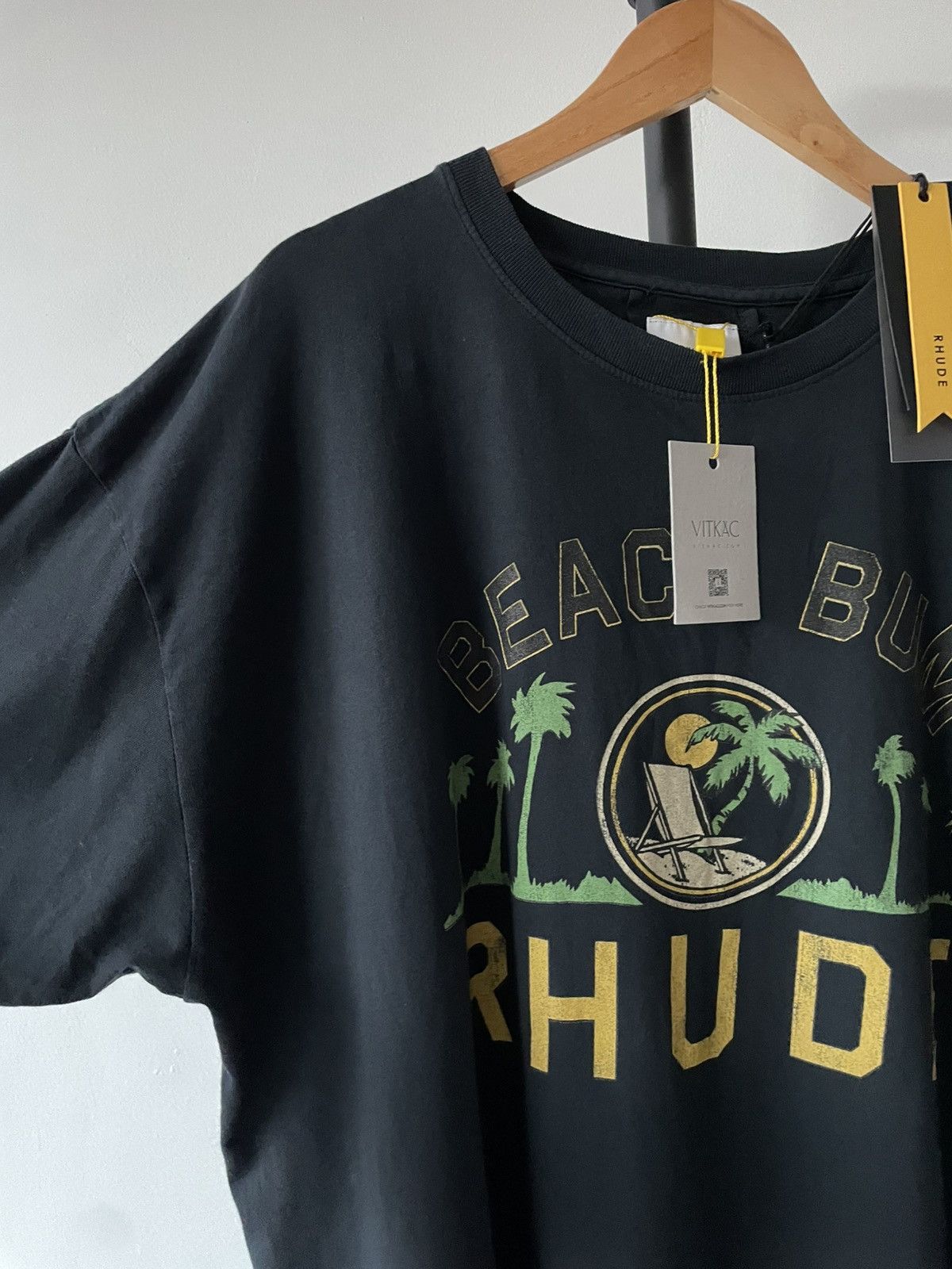 Rhude RHUDE VTG BLACK PALMERA TEE Size US XL / EU 56 / 4 - 3 Thumbnail