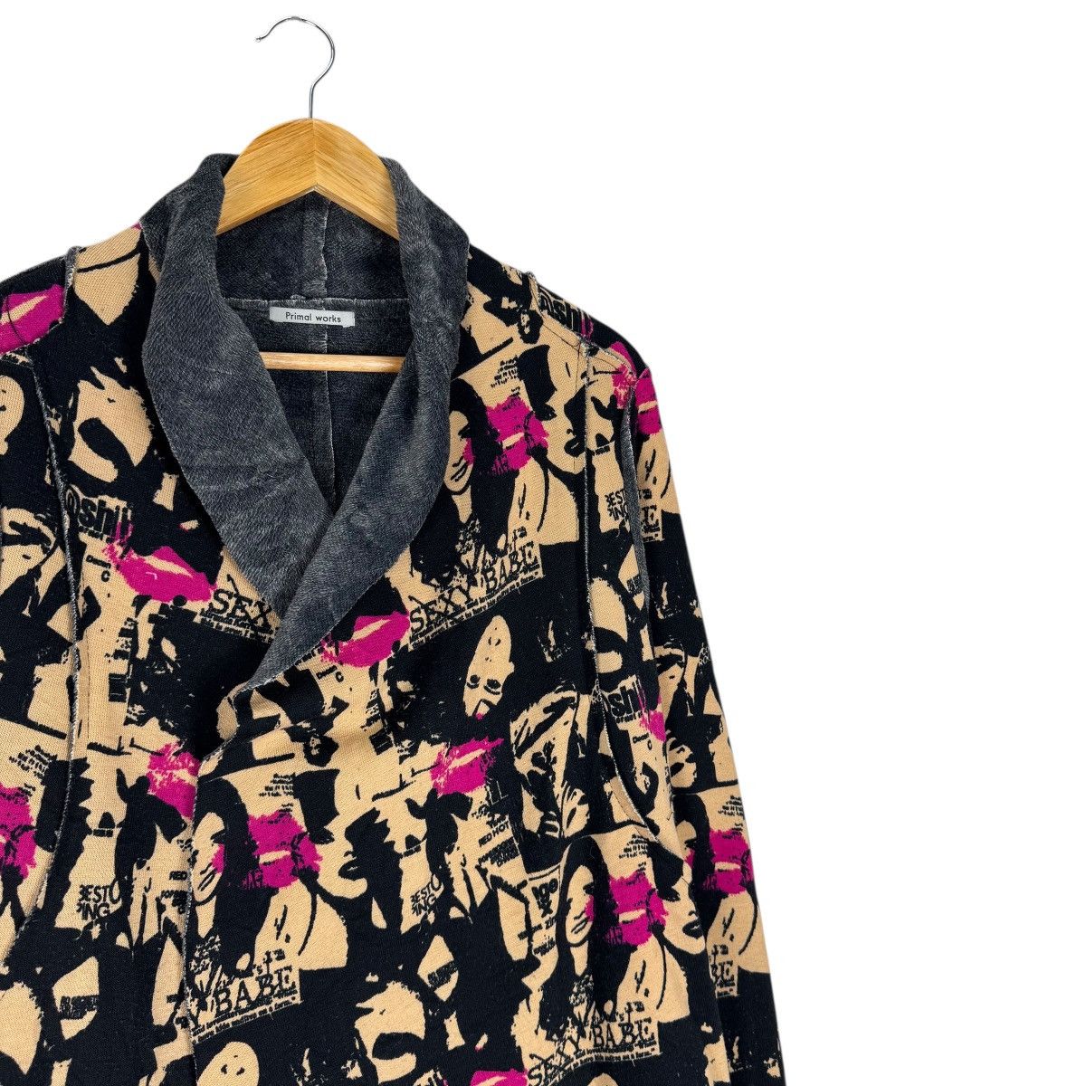 Hysteric Glamour ☀️PRIMAL WORK SEXY WOMAN OVERPRINT CARDIGAN JACKET Size M / US 6-8 / IT 42-44 - 5 Thumbnail