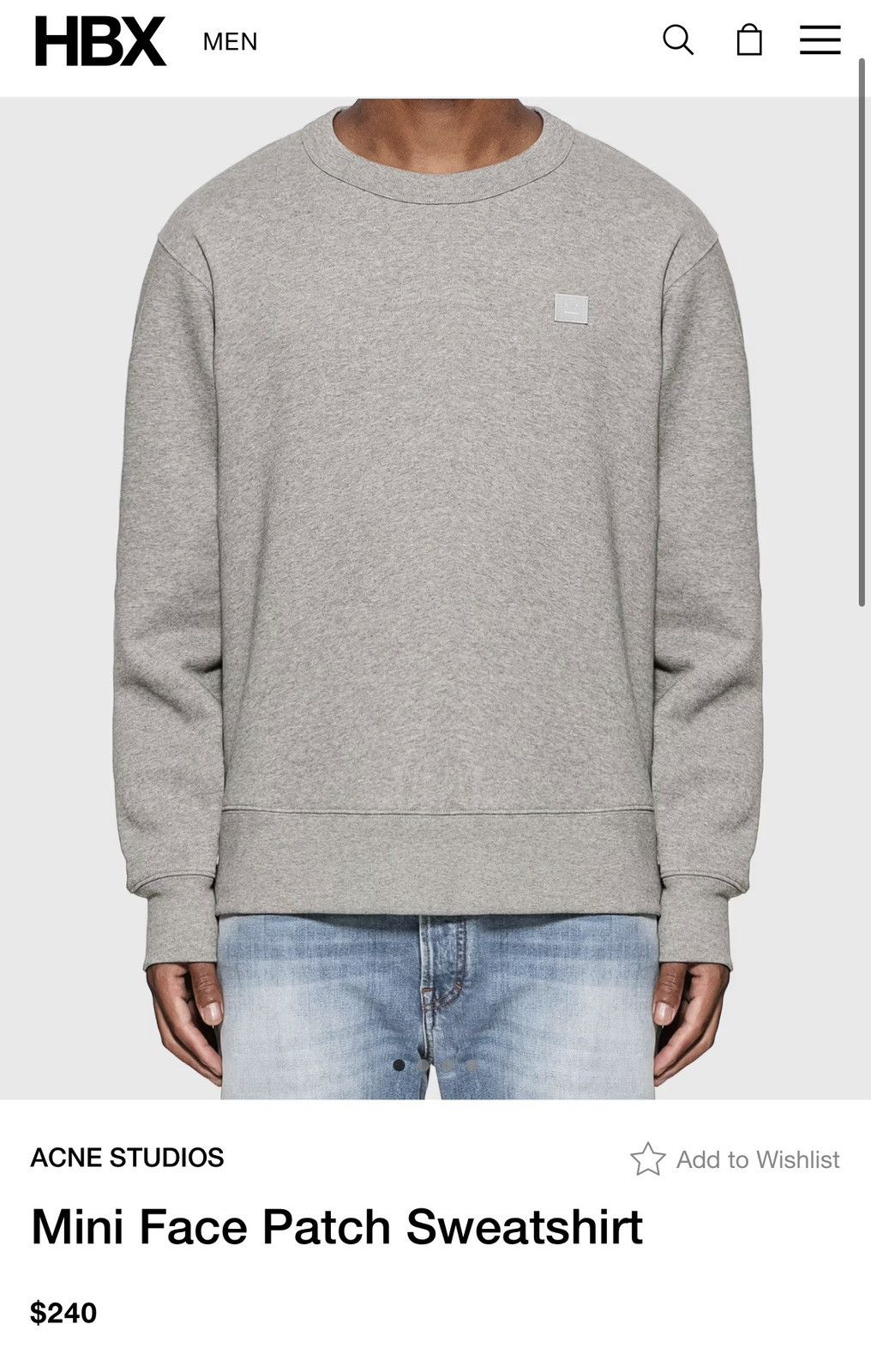 Acne Studios Acne Studios - Men’s Face Patch Sweater Size US L / EU 52-54 / 3 - 2 Thumbnail