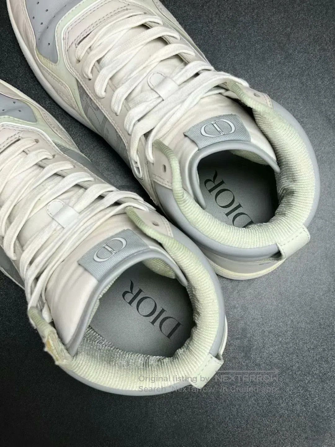 Dior dior b27 logo high-top sneakers in white. Size US 9 / EU 42 - 4 Thumbnail