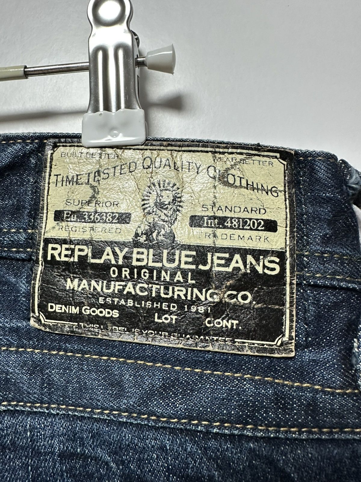 Replay Replay Fashion Box Japan Salvage Vintage True Denim Size US 32 / EU 48 - 4 Thumbnail