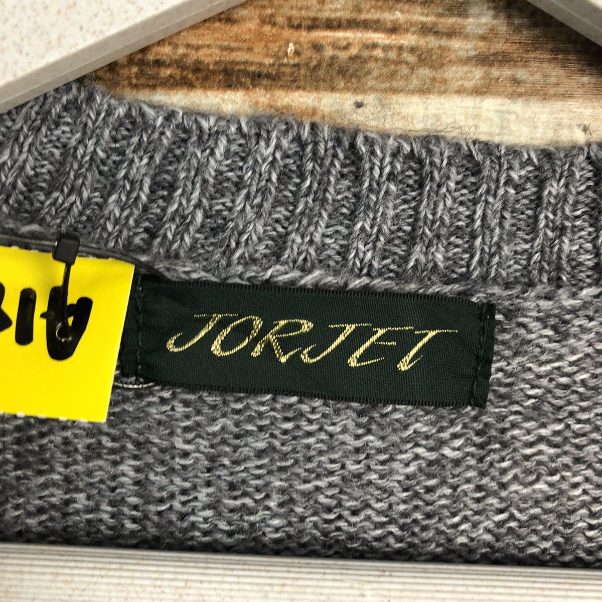 Homespun Knitwear Jorjet vintage Grey sweater Knitwear #A1898 Size US L / EU 52-54 / 3 - 9 Thumbnail