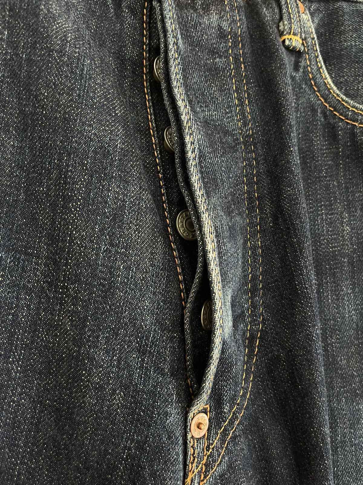 Evisu Evisu Lot 2000 Seagull Logo Selvedge Denim Jeans Size US 32 / EU 48 - 5 Thumbnail