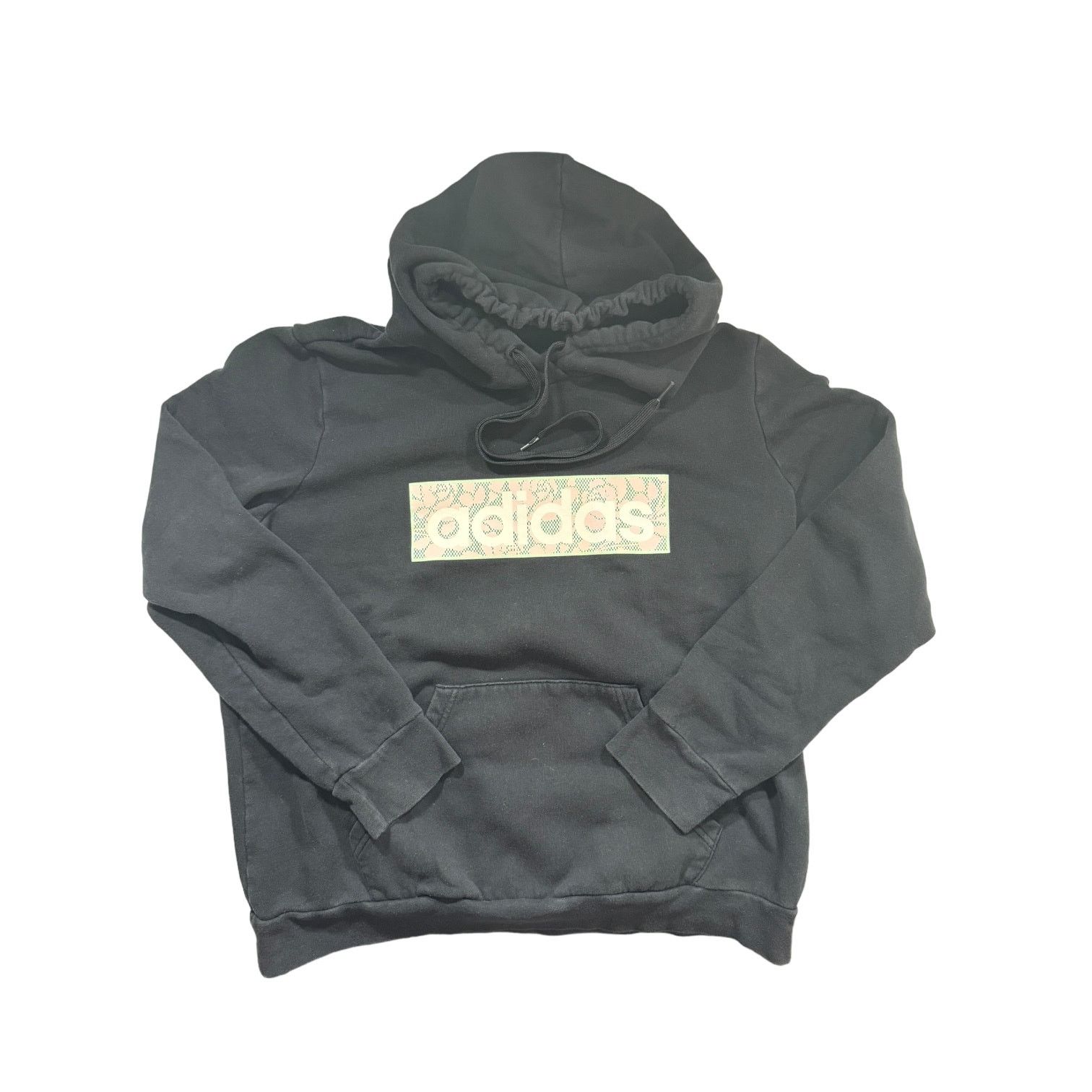 Adidas Adidas Pullover Hoodie Black with Pastel Floral Print XL Size XL / US 12-14 / IT 48-50 - 2 Thumbnail