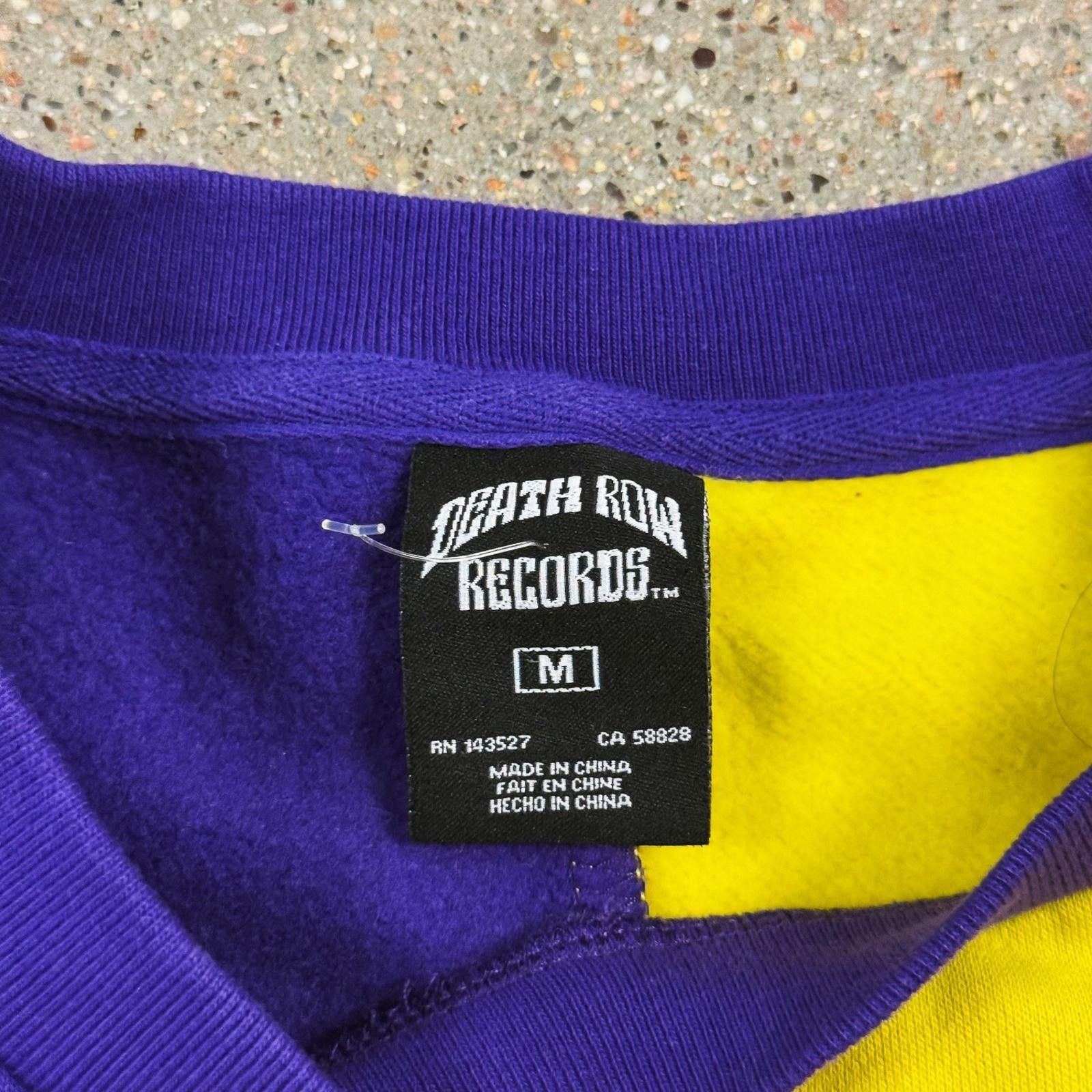 Death Row Records Death Row Records Sweatshirt Mens M Colorblock Crewneck Size US M / EU 48-50 / 2 - 3 Thumbnail
