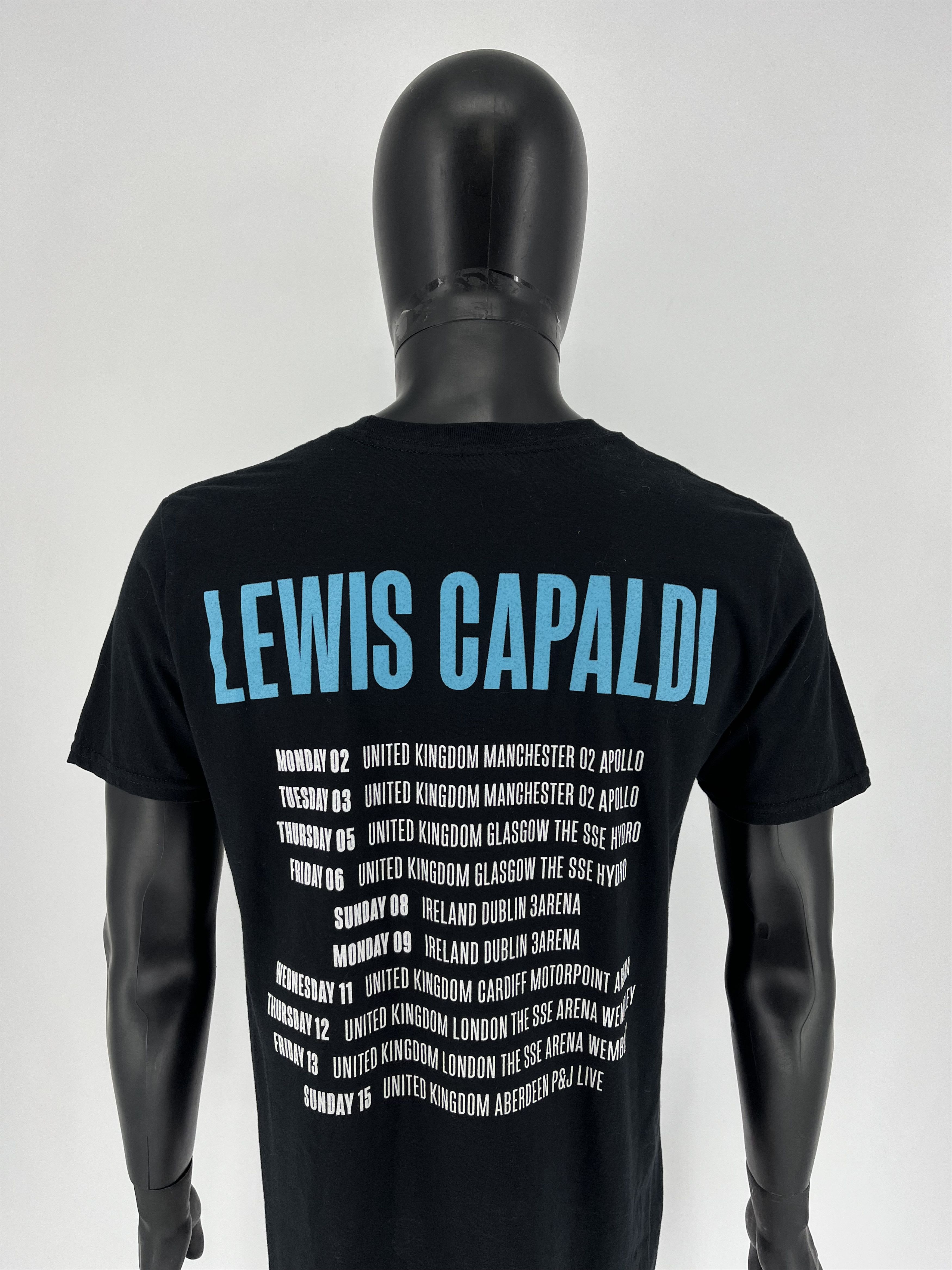 Band Tees Mens Lewis Capaldi Vintage T-Shirt Band Tee Size M Size US M / EU 48-50 / 2 - 8 Thumbnail