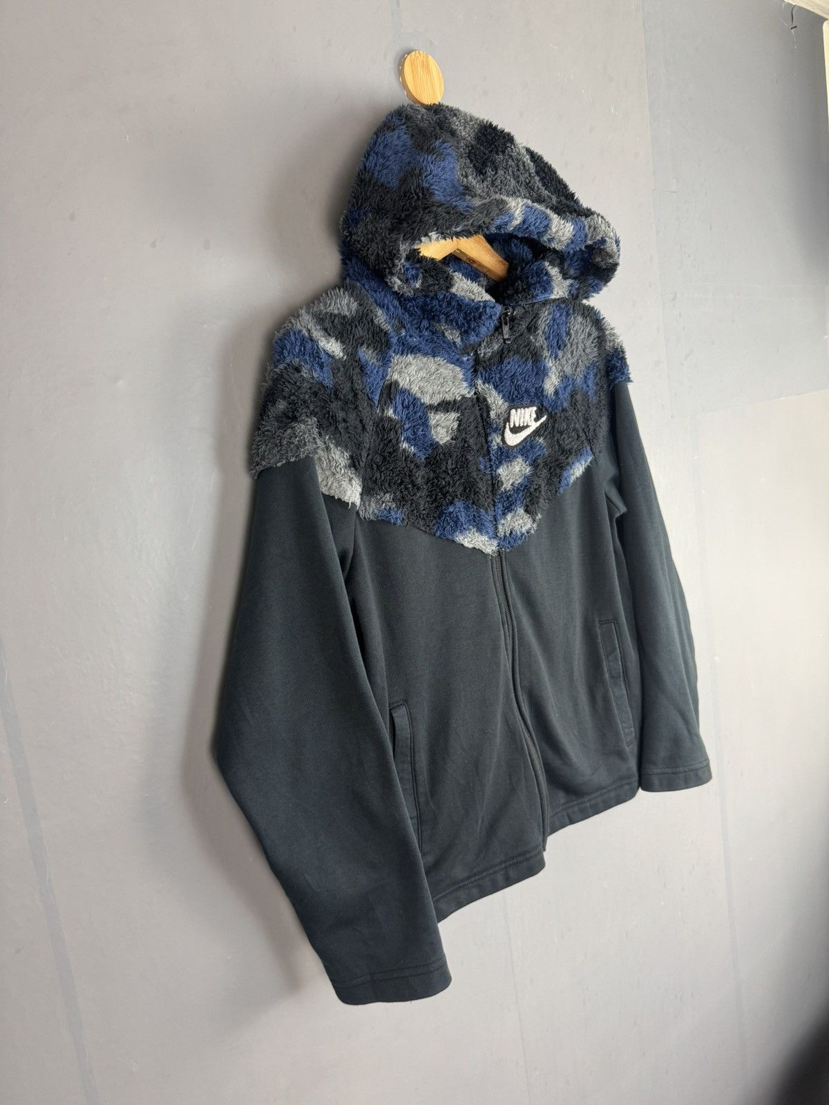 Nike × Vintage Nike Half Fleece Zipper Hoodie Size US S / EU 44-46 / 1 - 2 Thumbnail
