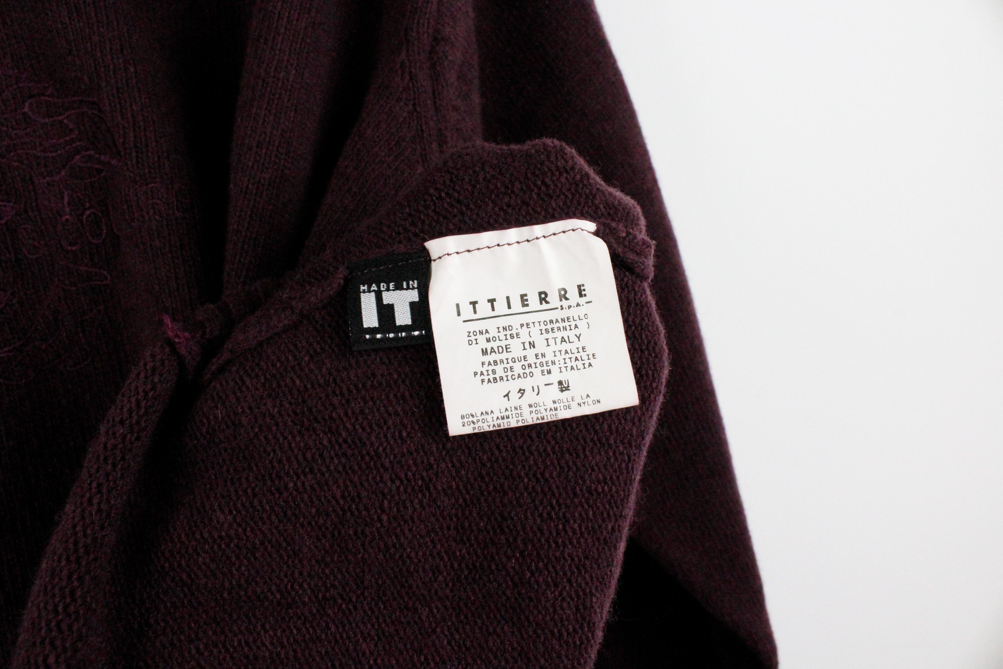 Versace Jeans Couture Vintage Versace Jeans Couture Medusa Logo Knit Wool Sweater Size US L / EU 52-54 / 3 - 5 Thumbnail