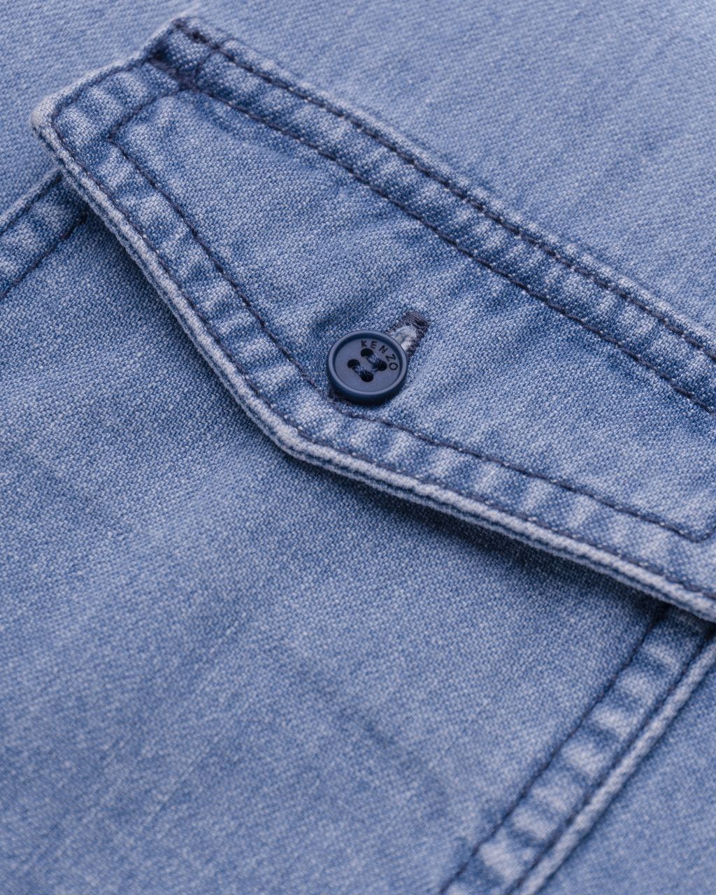 Kenzo KENZO / Denim Shirt with Ribbon Details Size XS / US 0-2 / IT 36-38 - 4 Thumbnail