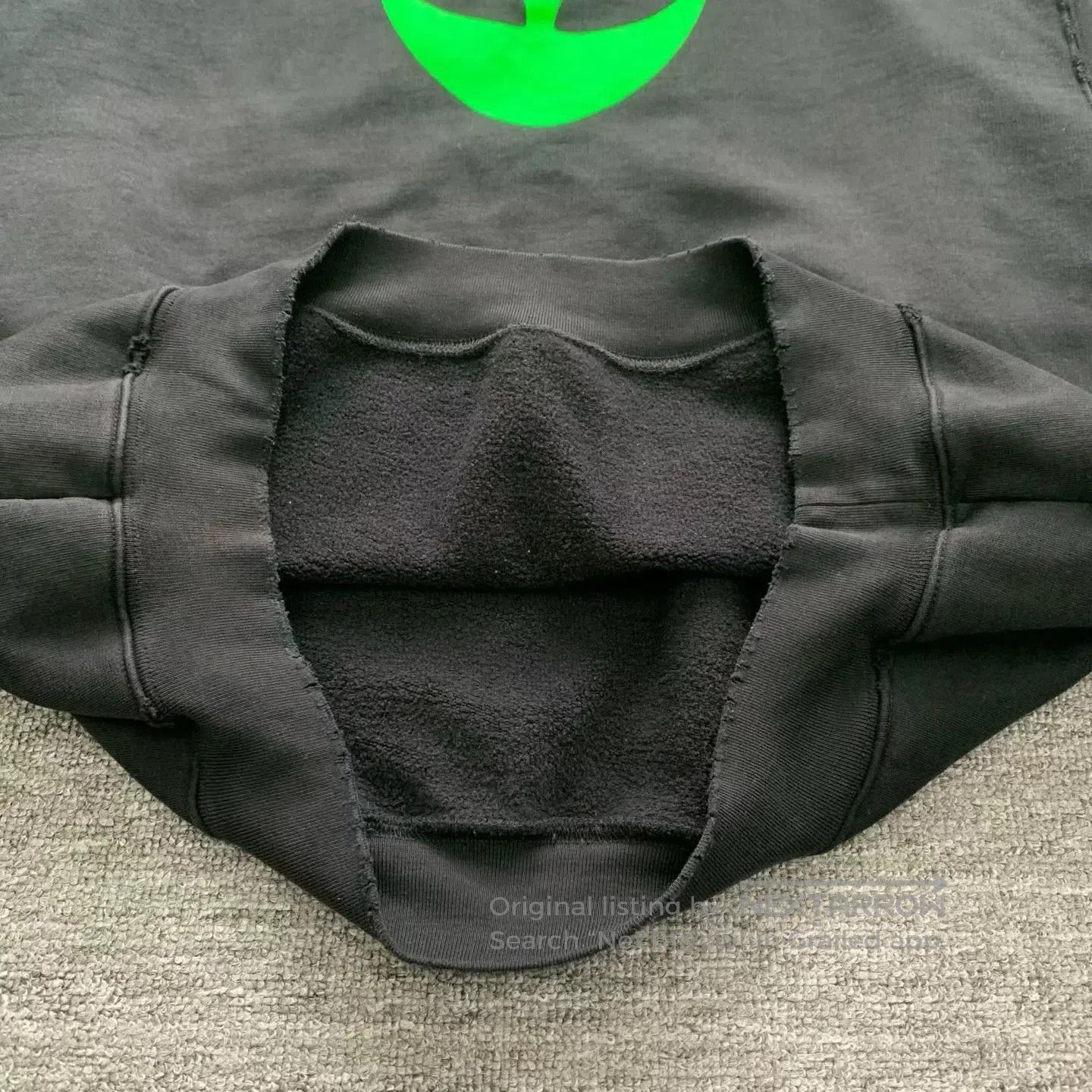 Balenciaga Balenciaga Alien Print Black Hoodie. Size US XXS / EU 40 - 5 Thumbnail