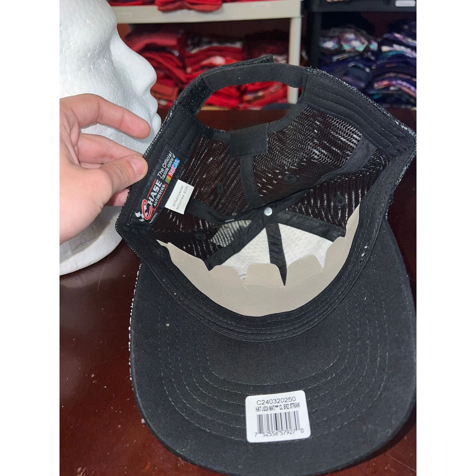 NASCAR Jeff Gordon Hat 24 Chase Authentics Black Cap Headwear Size ONE SIZE - 8 Thumbnail