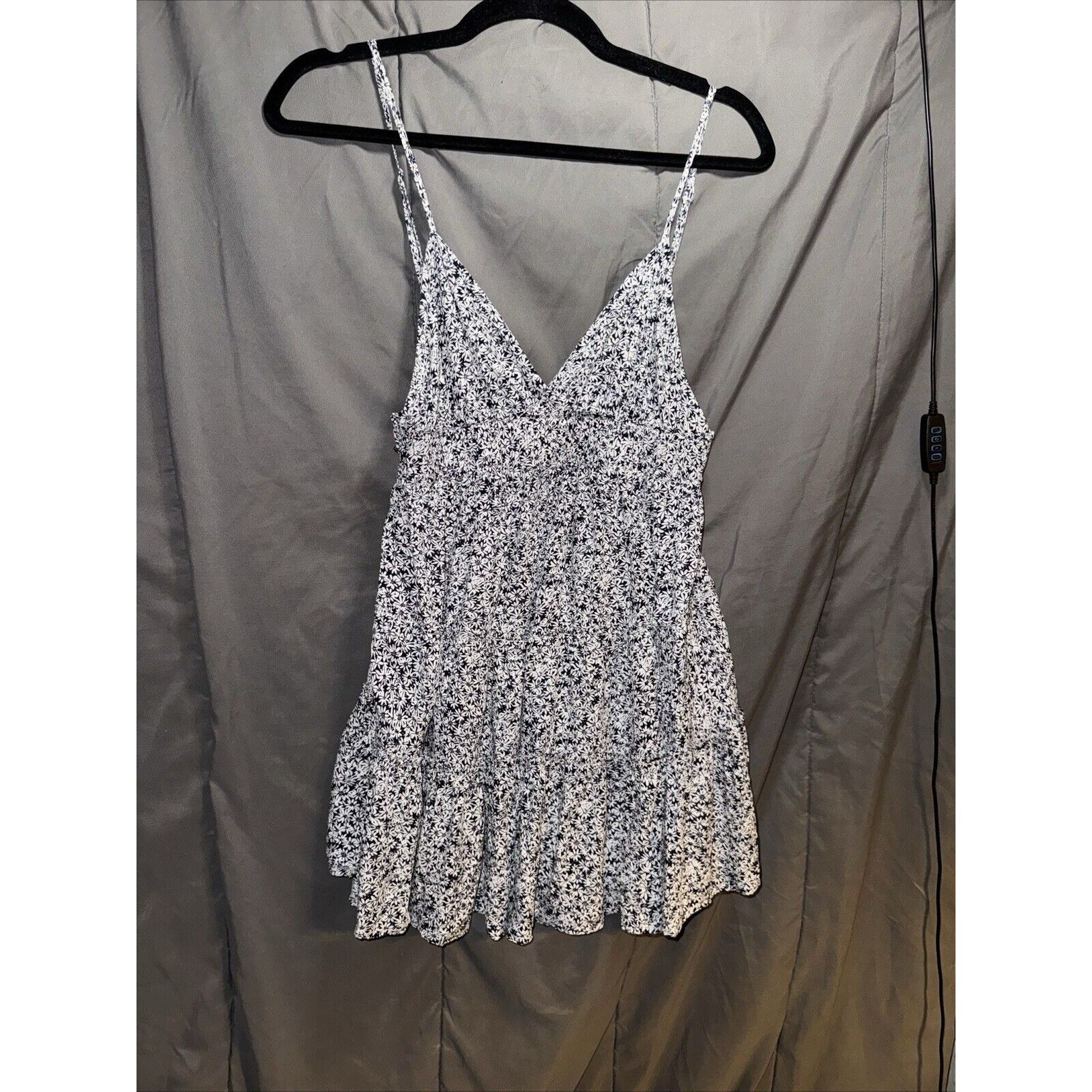 Other Cotton Candy LA Women Babydoll Top Scrunched Ruffled Adjusta Size S / US 4 / IT 40 - 1 Thumbnail