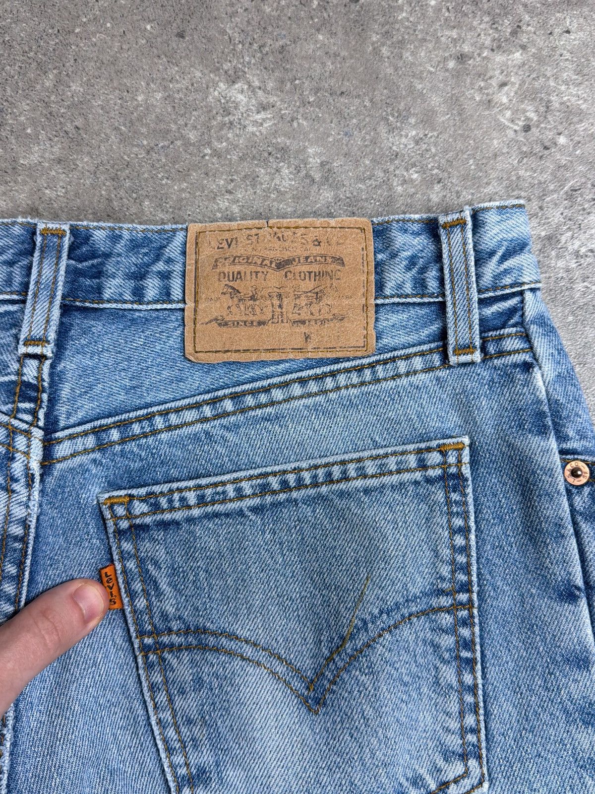 Levi's Levis 726 Orange Tab 90s Jeans Size US 32 / EU 48 - 3 Thumbnail