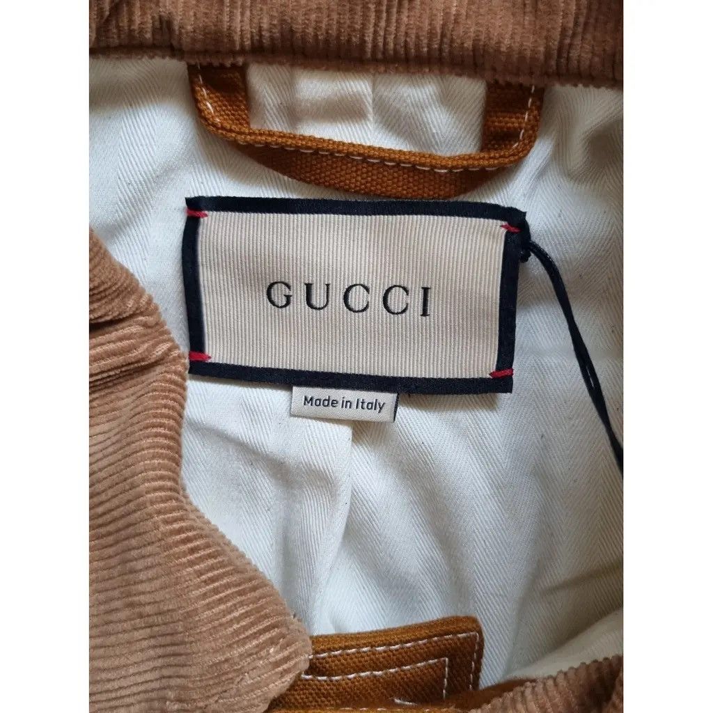 Gucci Gucci Cotton Canvas Monogram Print Vest Size US L / EU 52-54 / 3 - 3 Thumbnail