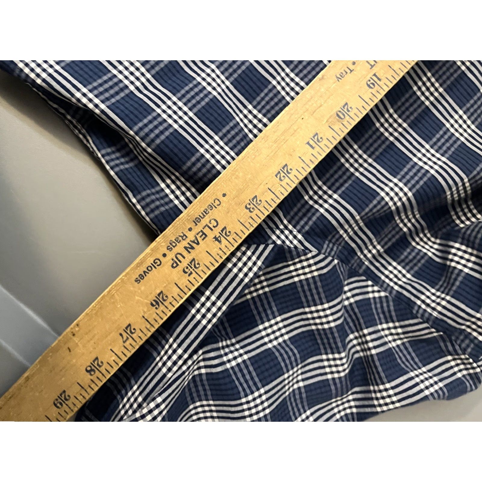 Lucky Brand Lucky Brand Shirt Mens XL Slim Fit Blue White Plaid Long Sleeve Button Up Size US XL / EU 56 / 4 - 5 Thumbnail