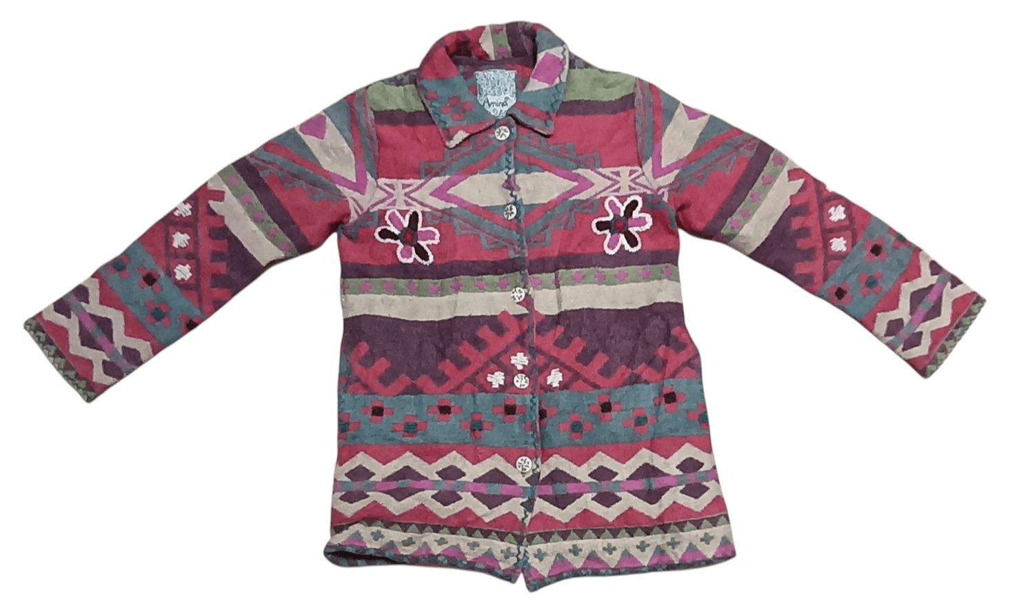 Amina Rubinacci AMINA RUBINACCI NATIVE FLORAL JACKET Size S / US 4 / IT 40 - 1 Thumbnail