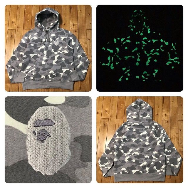 Bape 💫Glow in the dark💫 BAPE City camo pullover hoodie APE Size US L / EU 52-54 / 3 - 1 Thumbnail