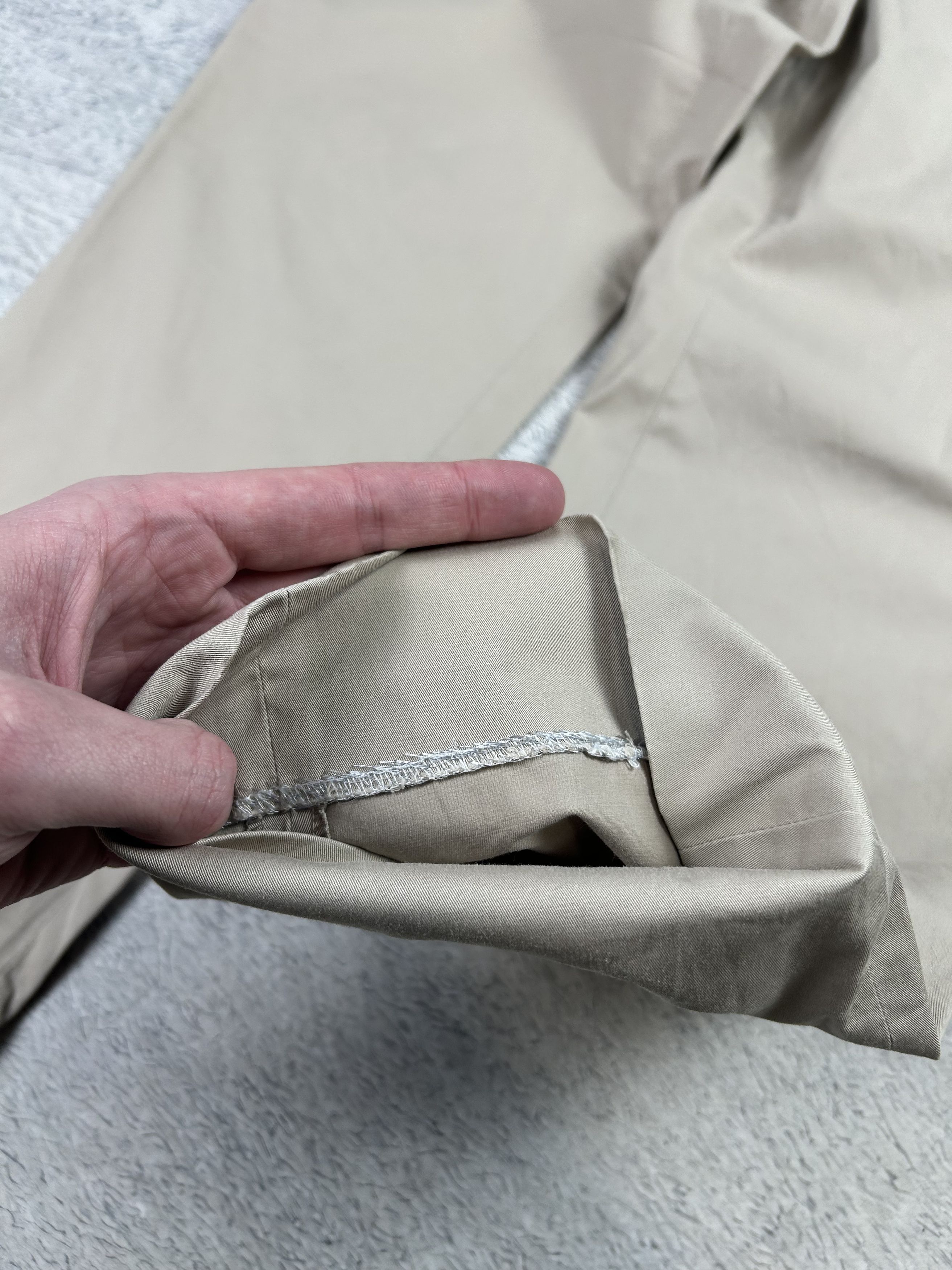 Designer × PT Torino PT01 Pantaloni Torino Pants Stretch Graven Fit Beige Y2K Size US 38 / EU 54 - 12 Thumbnail