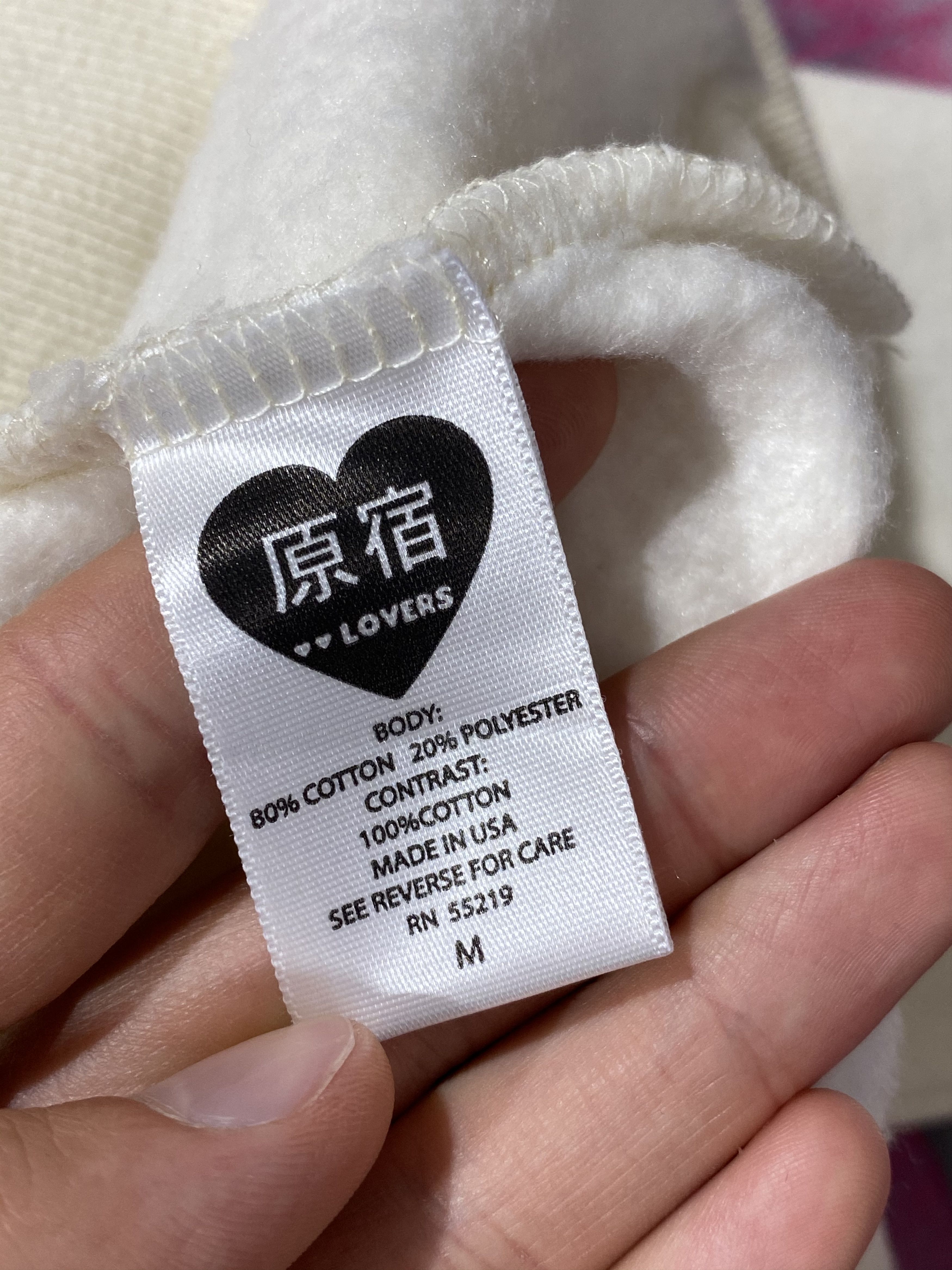 Japanese Brand Vintage Y2K HARAJUKU LOVERS Sweatshirt Size US S / EU 44-46 / 1 - 7 Thumbnail