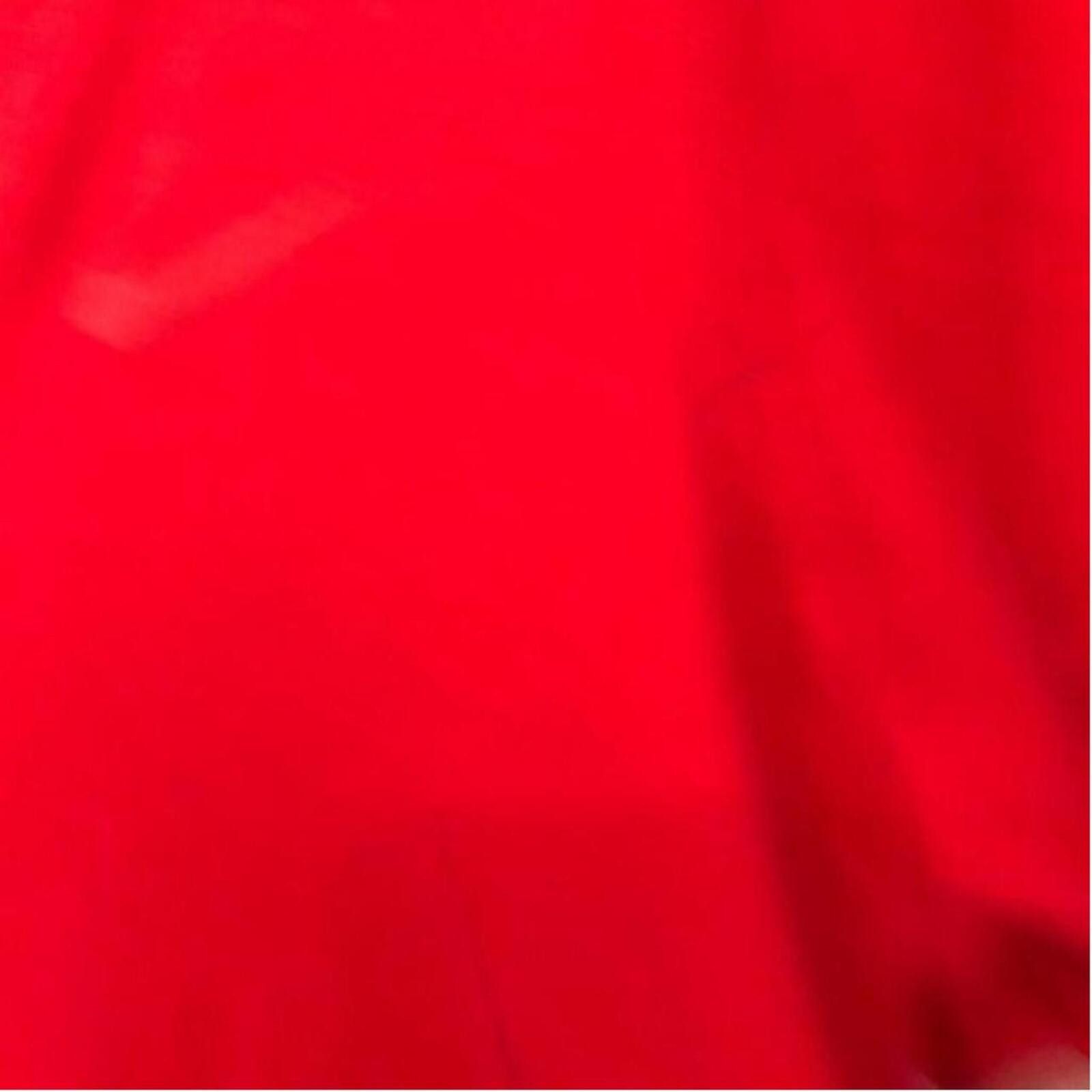 Nike Nike Dri-FIT Red V-Neck Short Sleeve Shirt Size S / US 4 / IT 40 - 3 Thumbnail