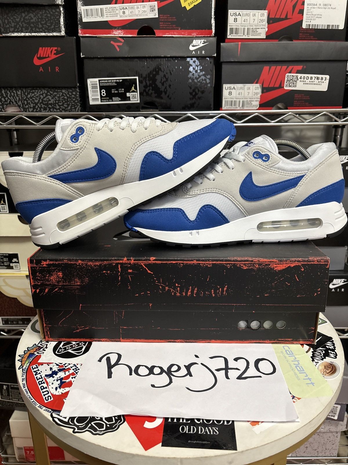 Nike Royal Air Max 1 ‘86 OG (Big Bubble) Size US 8 / EU 41 - 5 Thumbnail